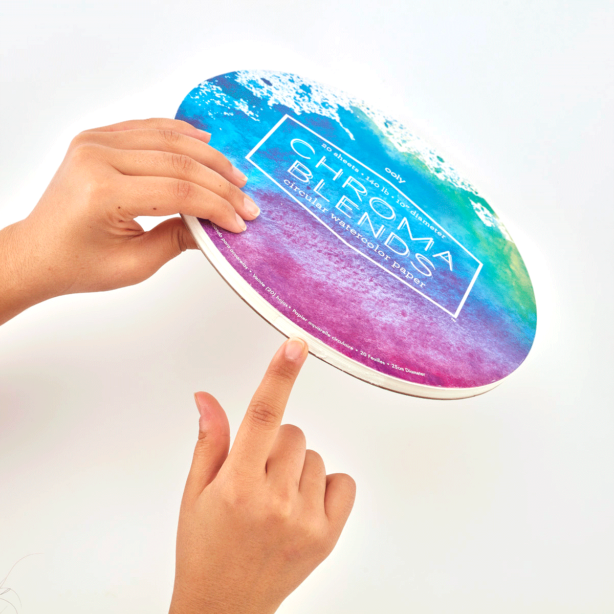 OOLY Chroma Blends Circular Watercolor Paper Watercolor Sets