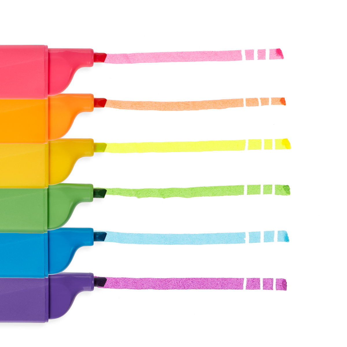 OOLY Do-Overs Erasable Highlighters - Set of 6 Highlighters