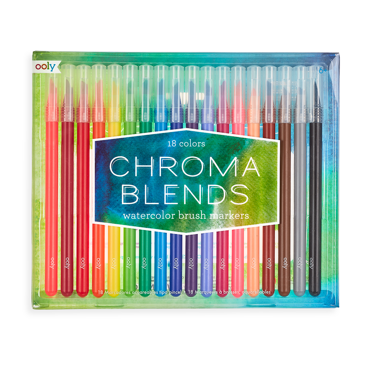 OOLY Chroma Blends Watercolor Brush Markers Brush Sets