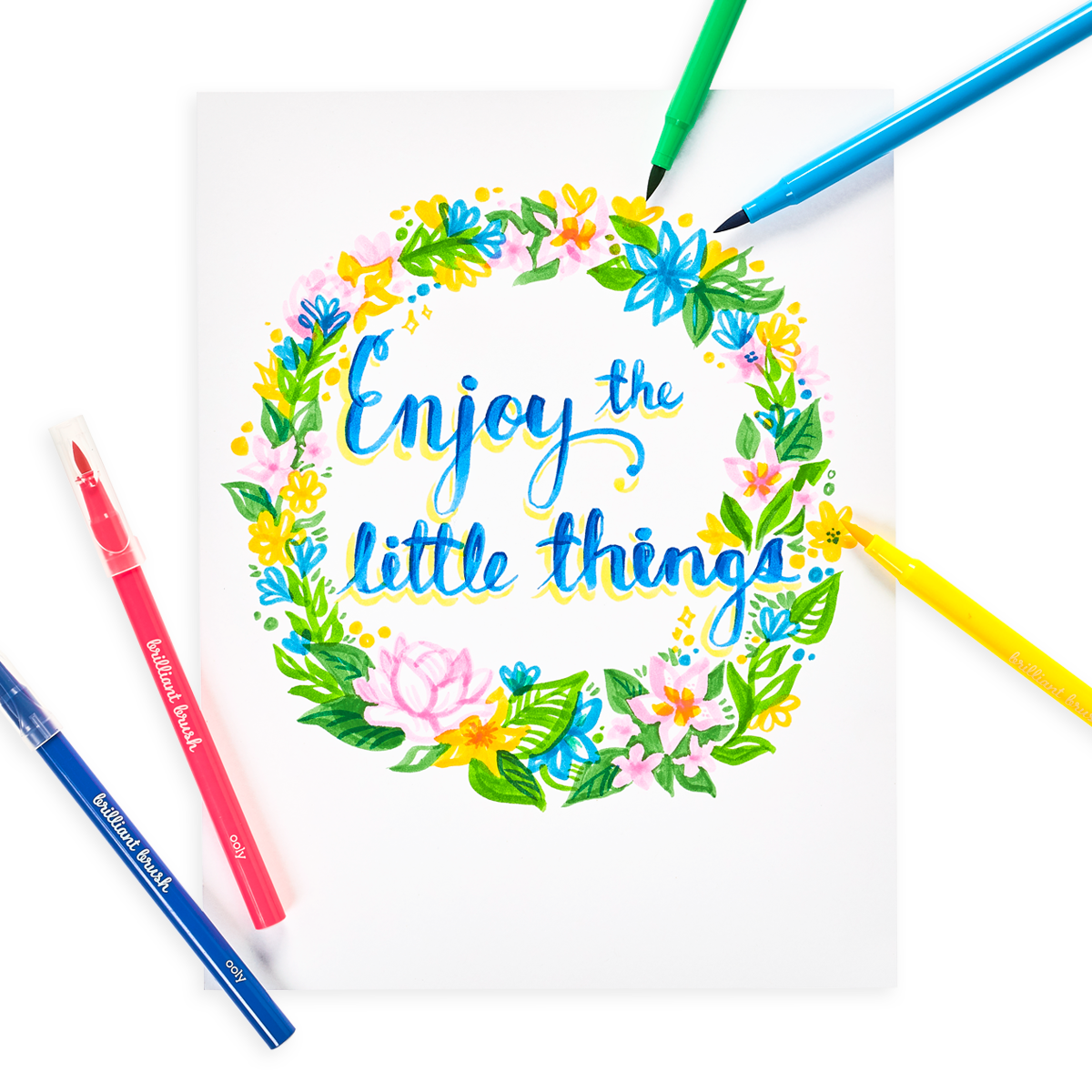 OOLY Brilliant Brush Markers Brush Sets