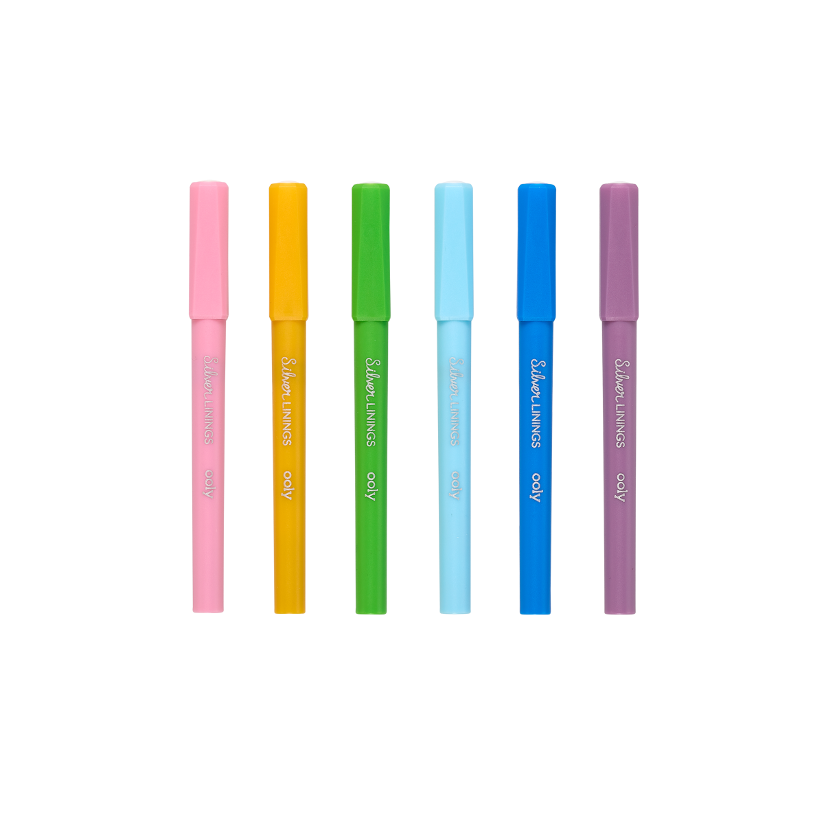 OOLY Silver Linings Outline Markers - Set of 6 Markers