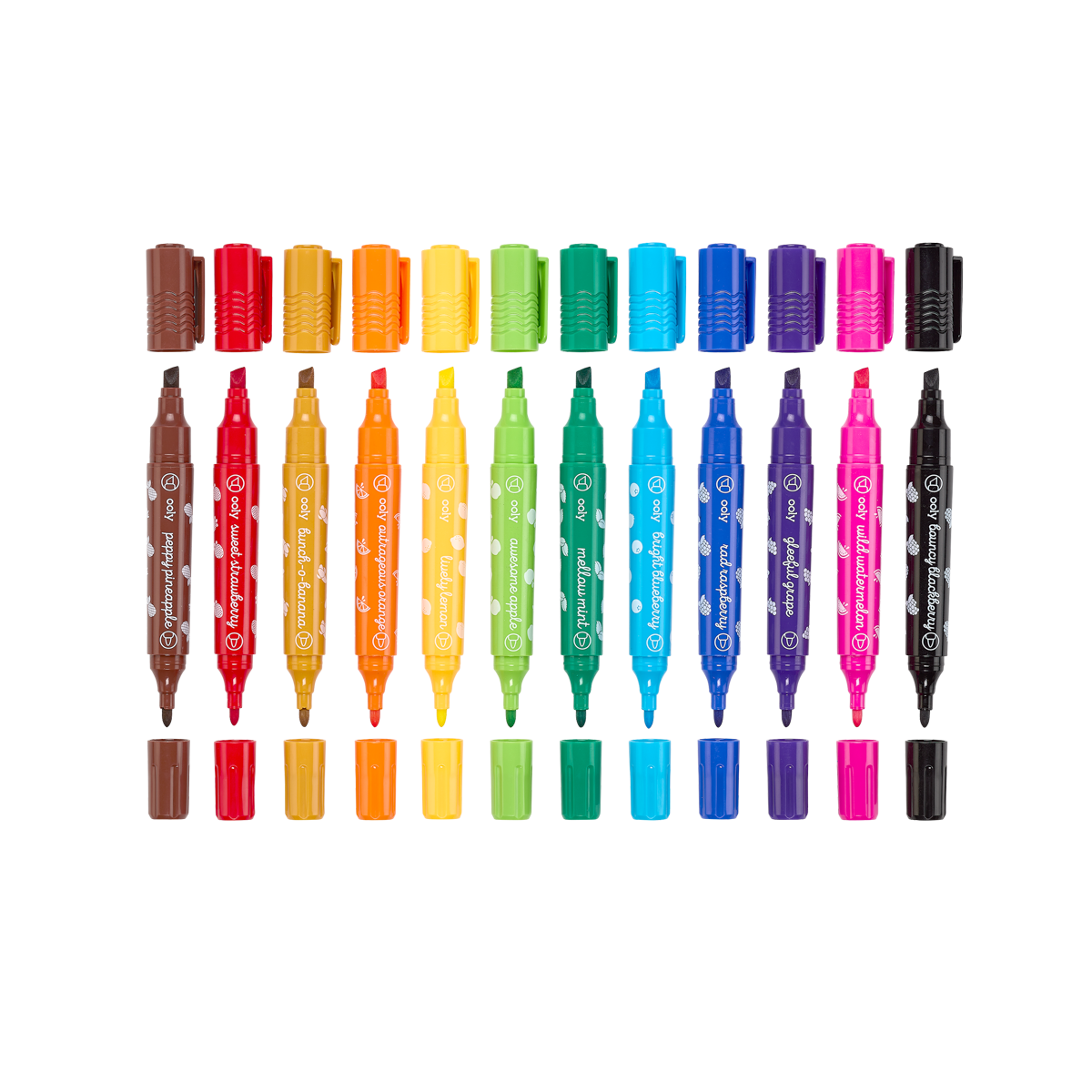 OOLY Yummy Yummy Scented Markers - Set of 12 Scribbling