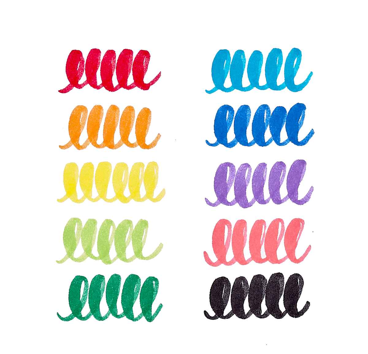 OOLY Big Bright Brush Markers Brush Sets