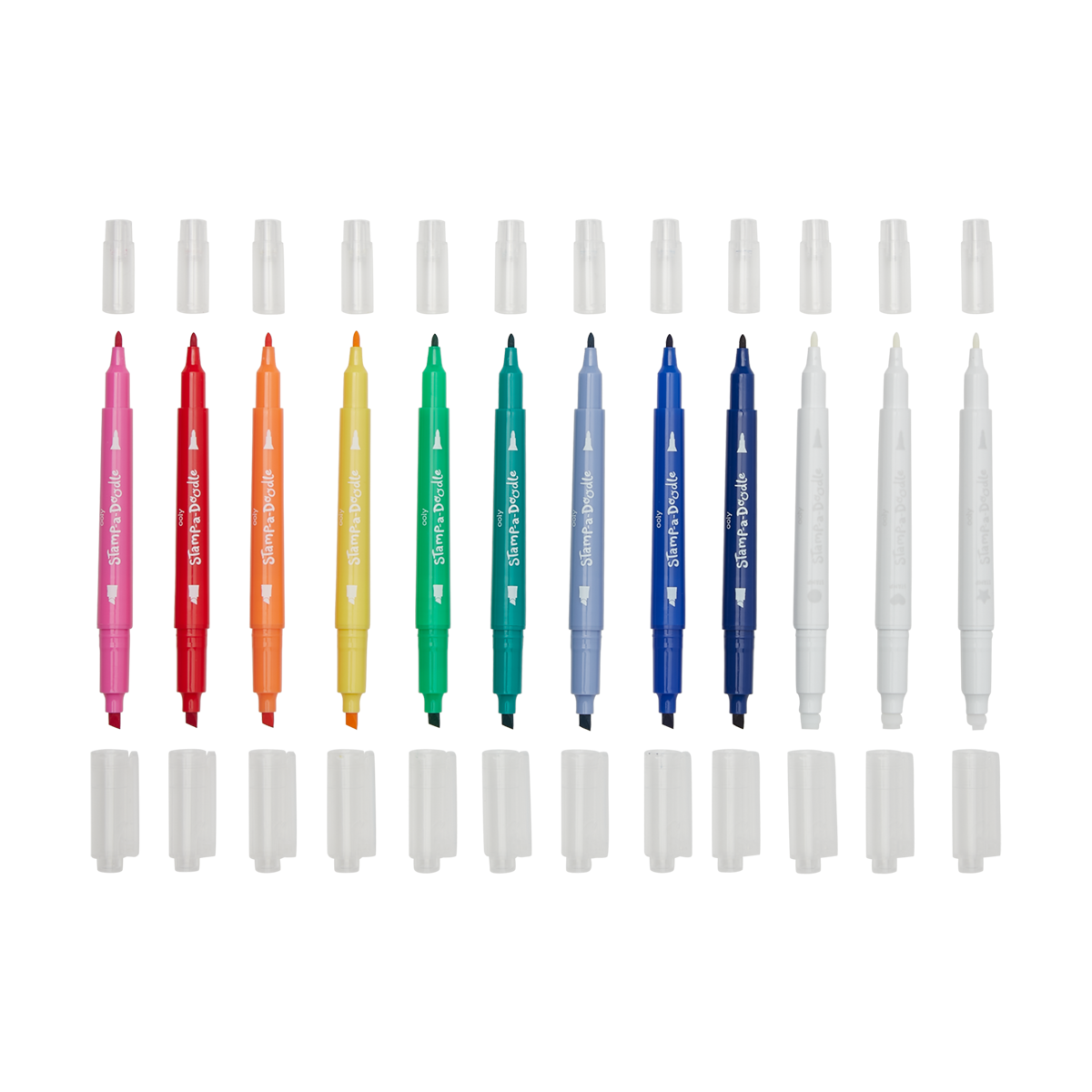 Stamp-a-doodle Double-ended Markers - Set Of 12