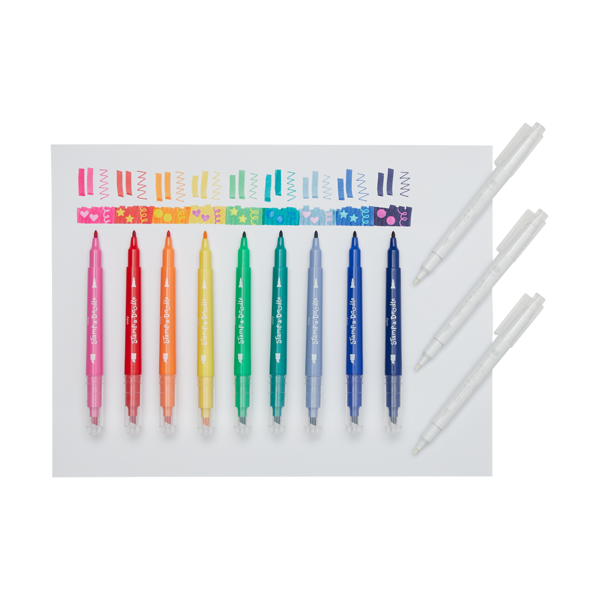 Stamp-a-doodle Double-ended Markers - Set Of 12