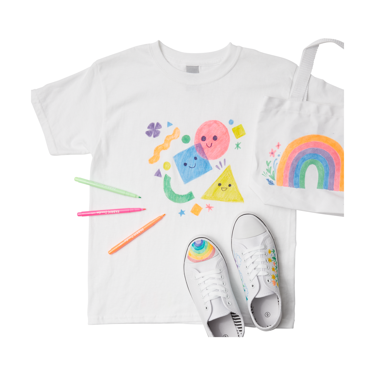 Fabric Doodlers Markers - Set Of 12