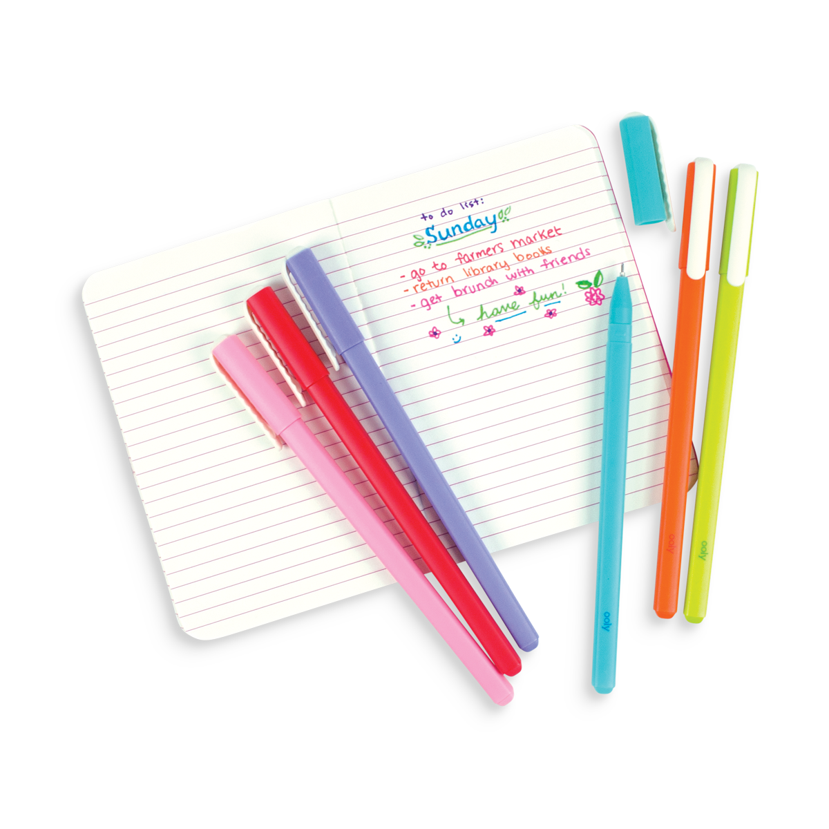 OOLY Fine Line Colored Gel Pens Gel Pens