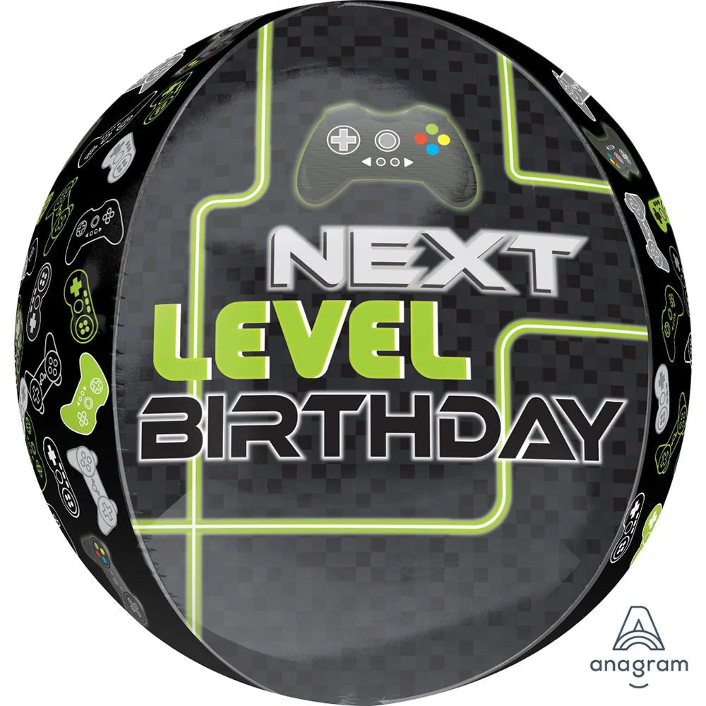 16" Gaming Birthday Balloon Orbz
