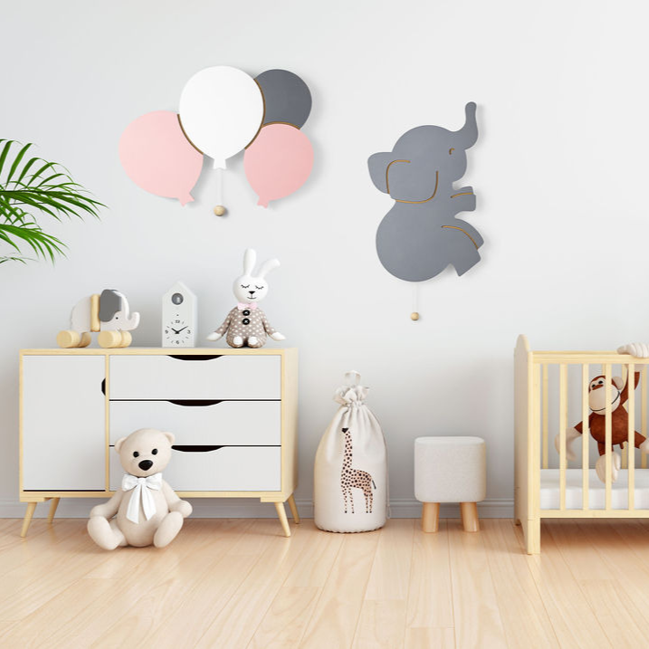 LumiDreams Wall Light - Kid's Decor Nightlight Elephant