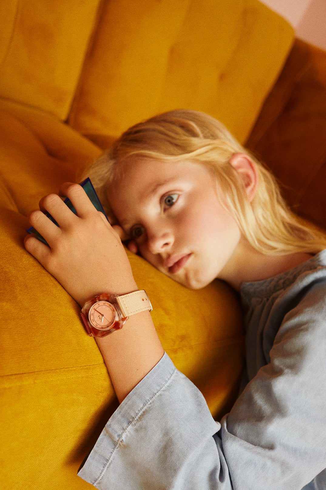Mini Kyomo Cinnamon Roll - Pink & Brown Watch For Kids Watche