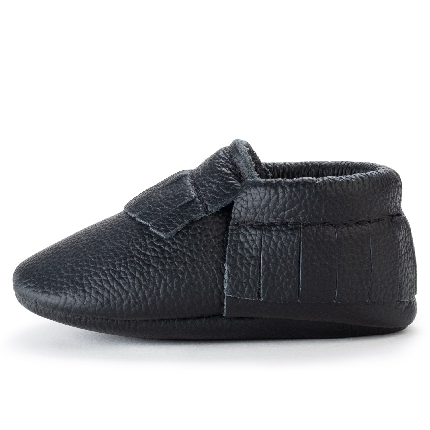 Black Baby Moccasins