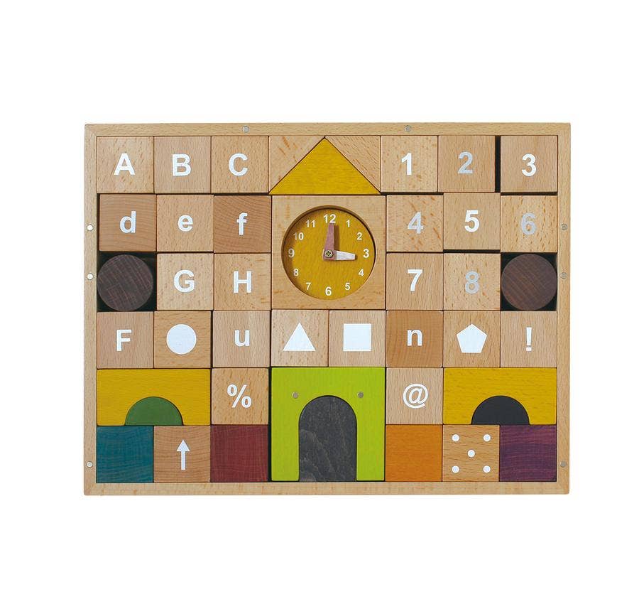 kiko+ & gg* tsumiki school block set Building Blocks