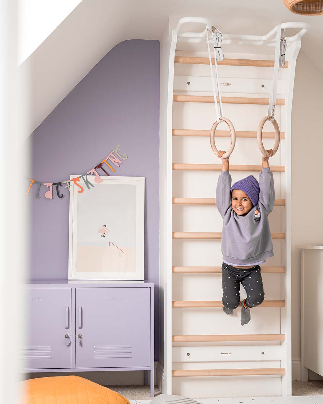 FitWood Aarni Wall Bars 7'2" Monkey Bars & Wall Bars