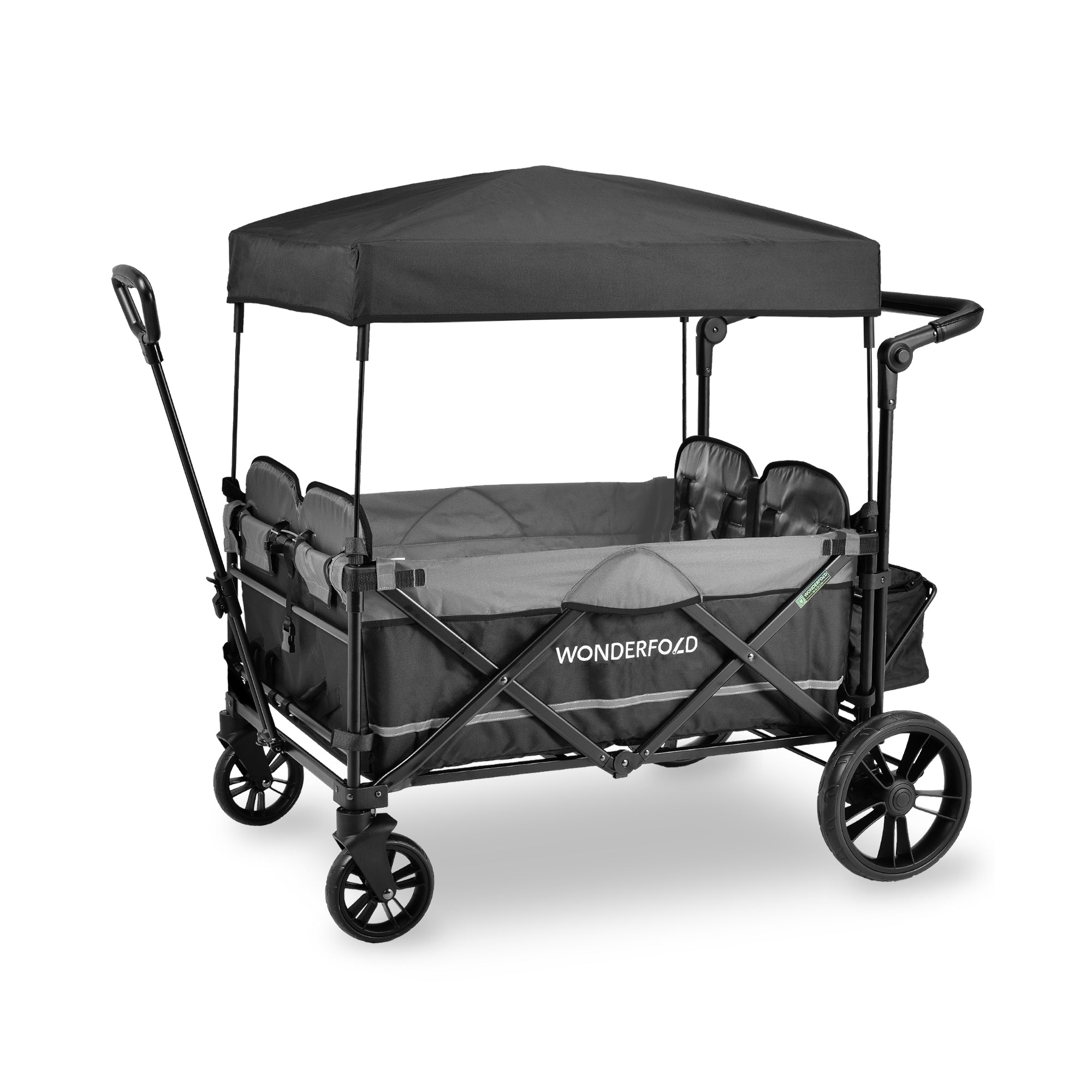 X4 Push + Pull Quad Stroller Wagon (4 Seater)