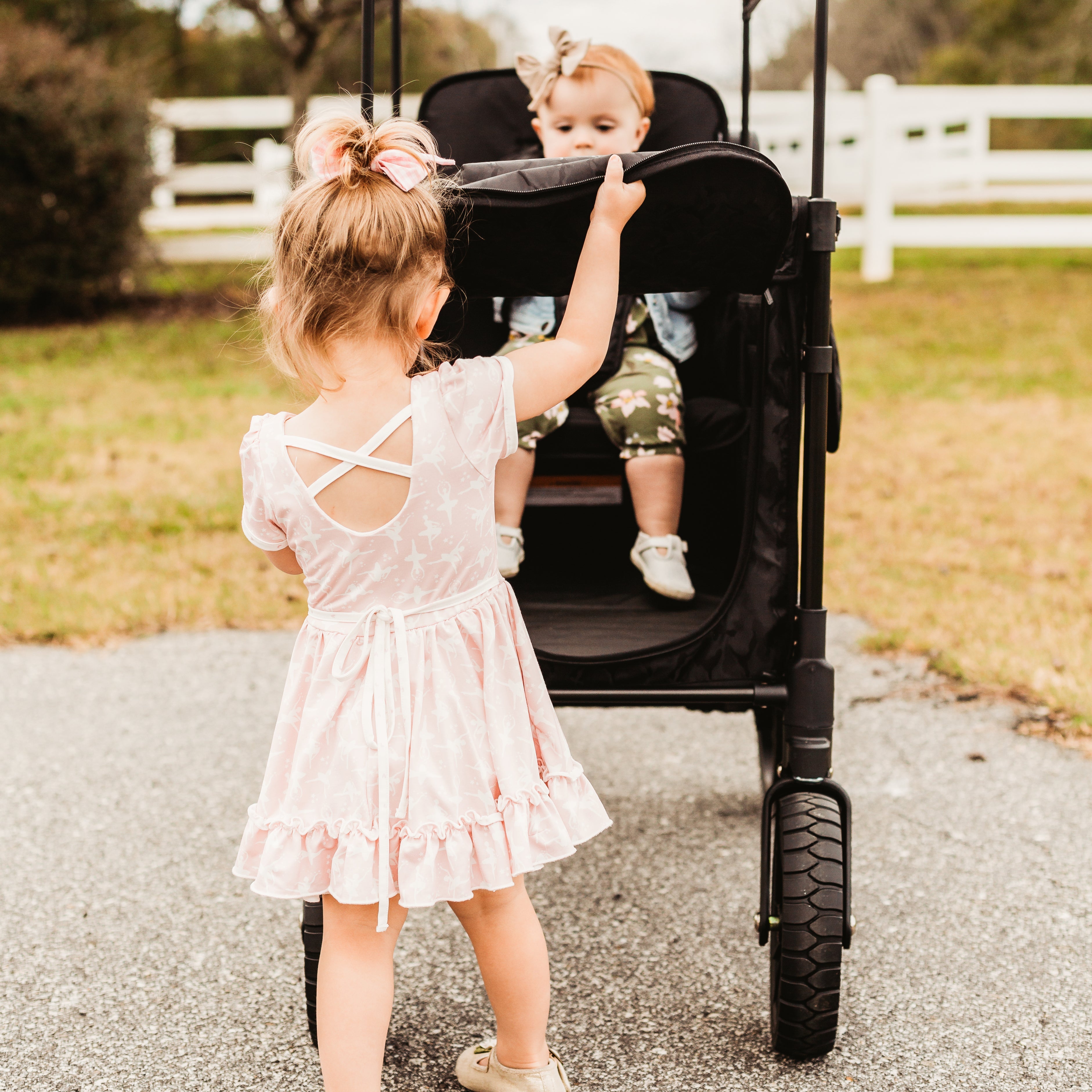 W2 Luxe Double Stroller Wagon (2 Seater)