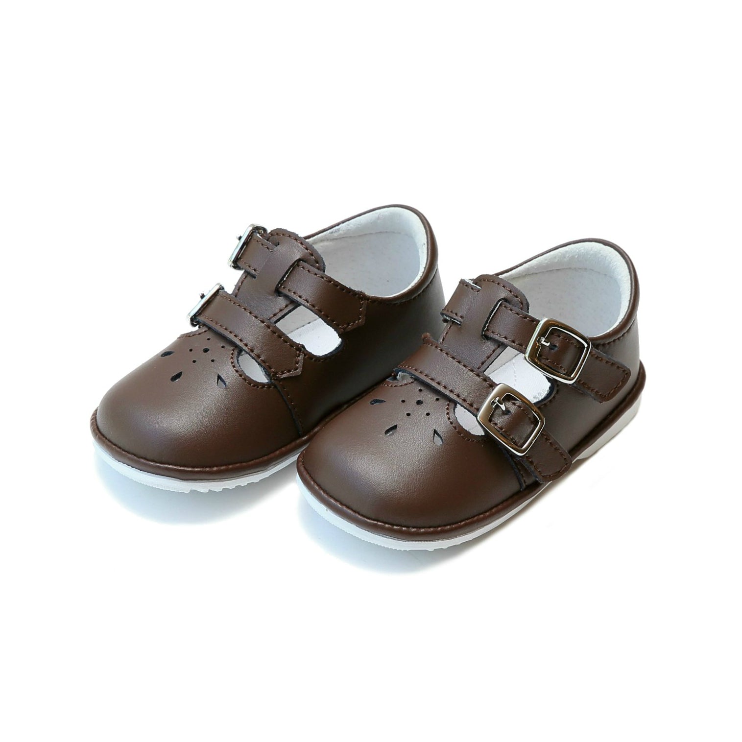 L'Amour Hattie Double Buckle Leather Mary Jane - Babies & Toddlers Mary Janes