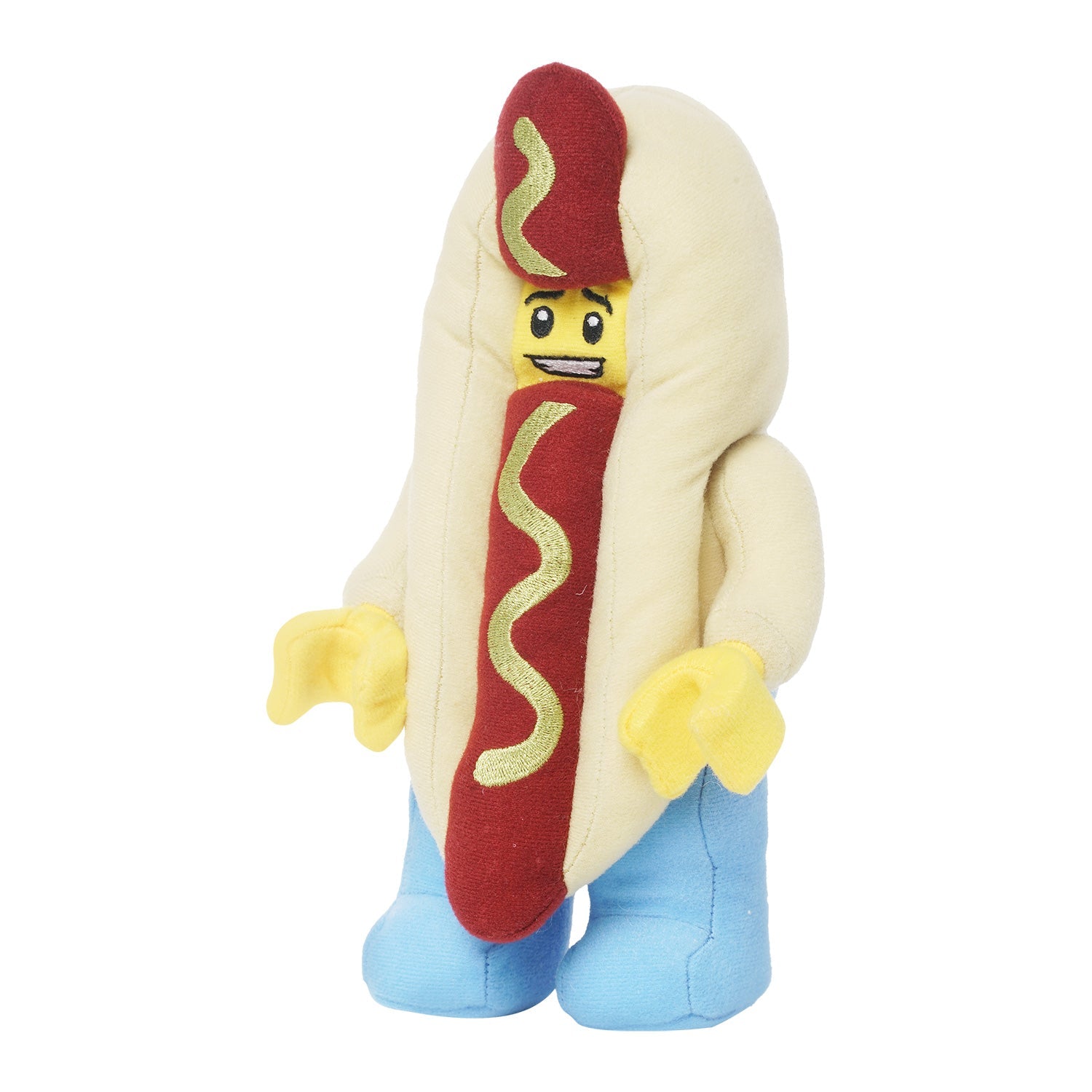 Lego Hot Dog Guy Plush Minifigure Small