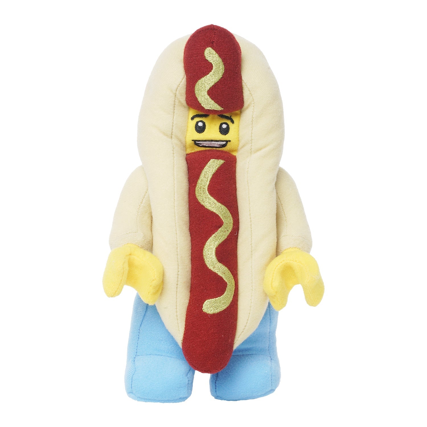 Lego Hot Dog Guy Plush Minifigure Small