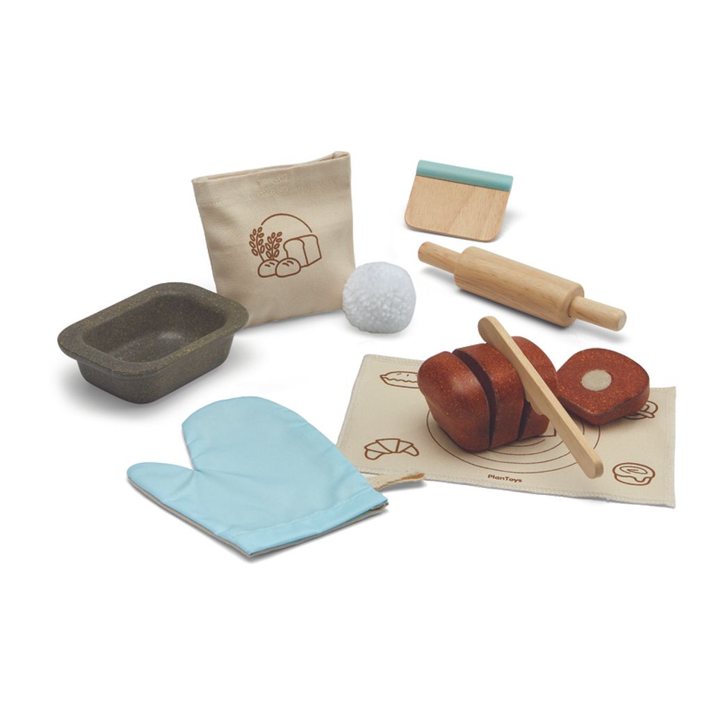 PlanToys Bread Loaf Set Play Food