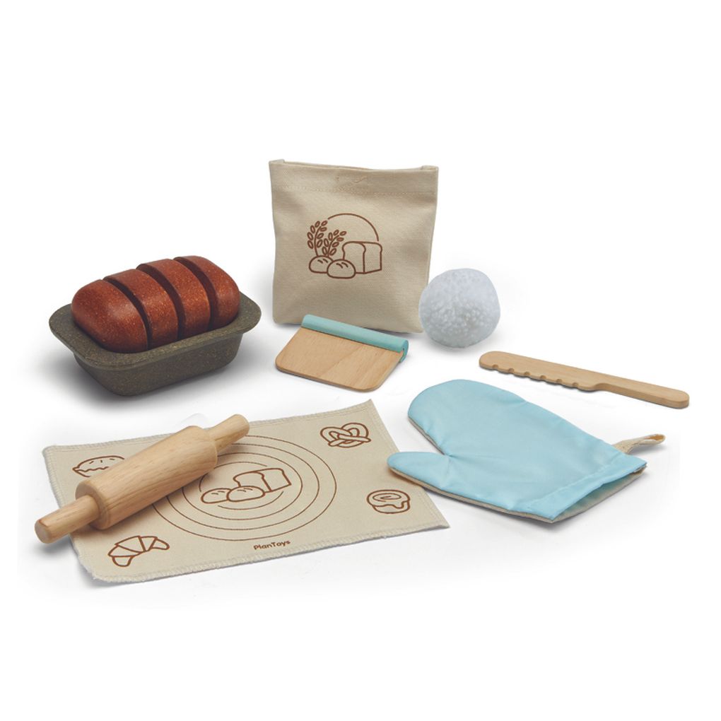 PlanToys Bread Loaf Set Play Food