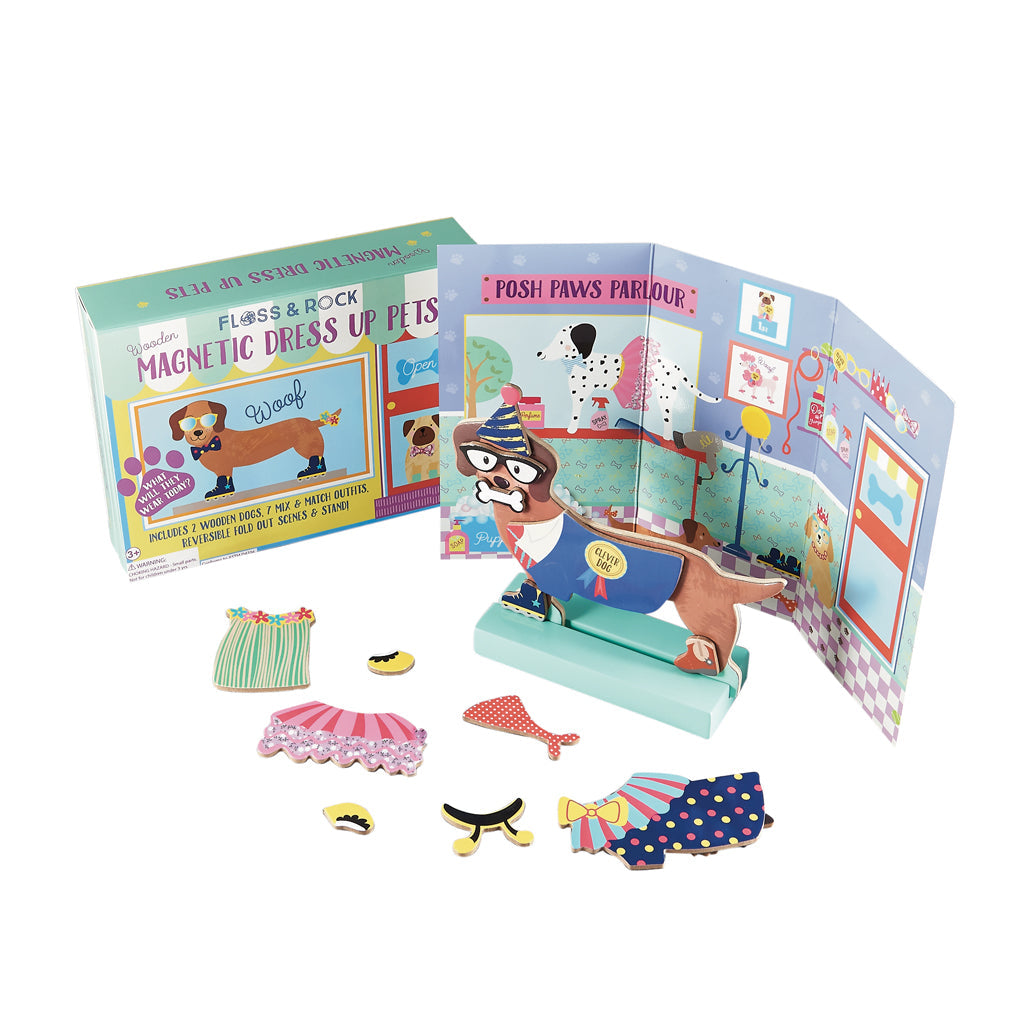 Magnetic Dress Up Pets - Wooden Toy