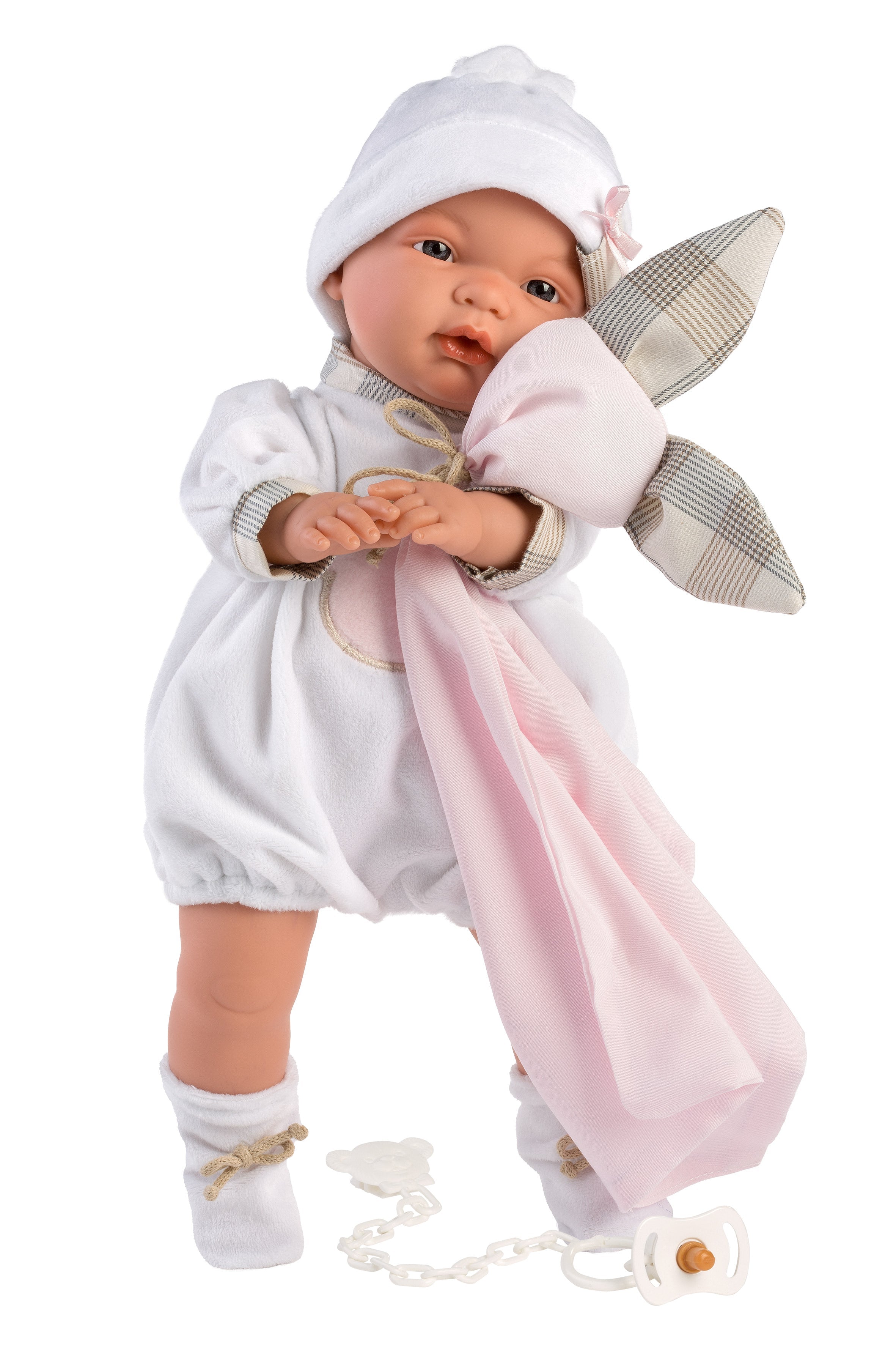 Llorens 15" Soft Body Crying Baby Doll Jordan with Blanket Dolls