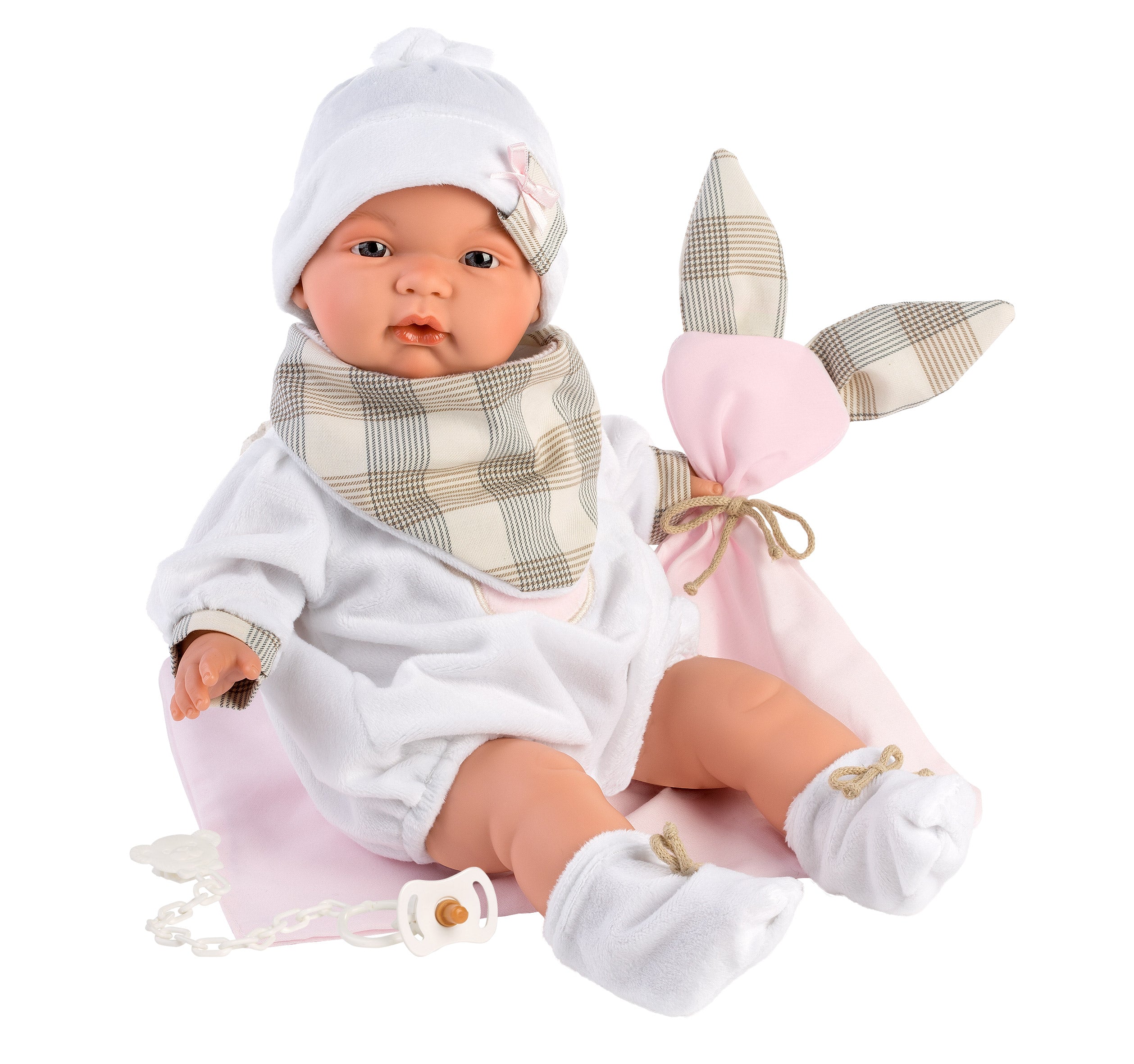 Llorens 15" Soft Body Crying Baby Doll Jordan with Blanket Dolls