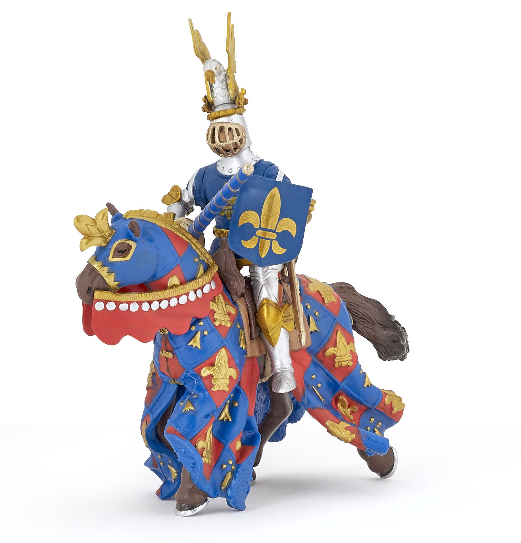 Papo France Blue Knight Fleur De Lys