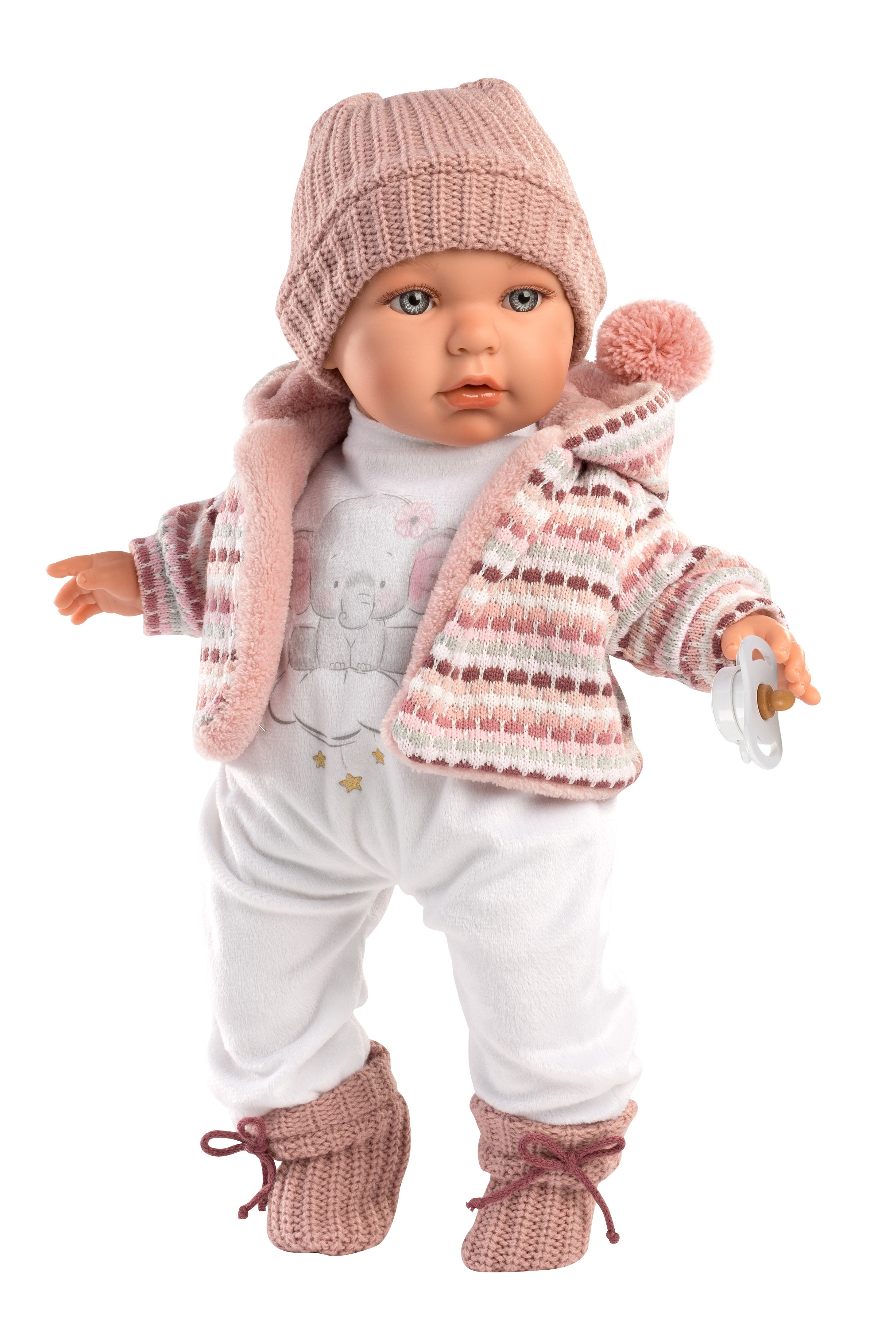 Llorens 16.5" Soft Body Crying Baby Doll Julia Dolls
