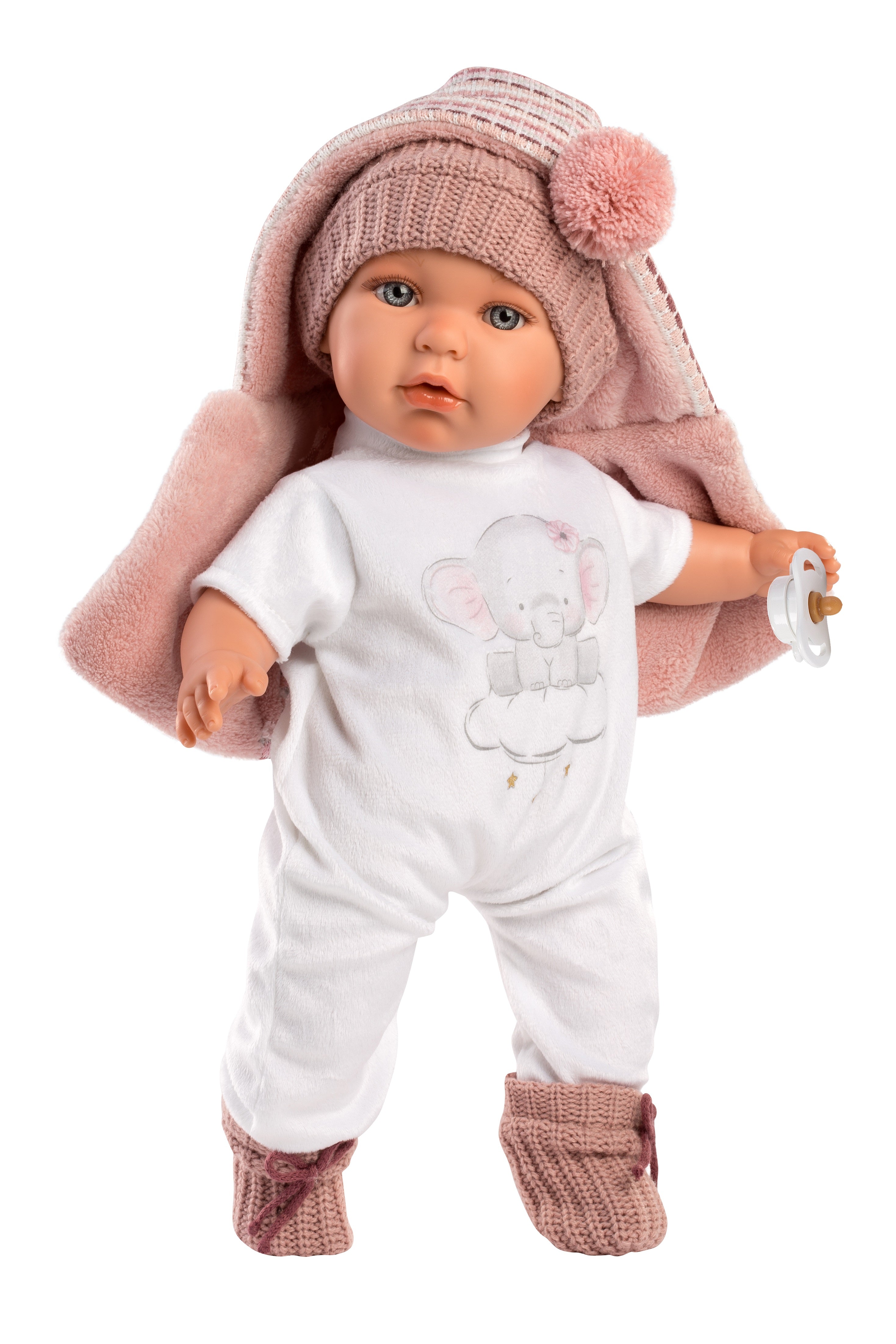 Llorens 16.5" Soft Body Crying Baby Doll Julia Dolls