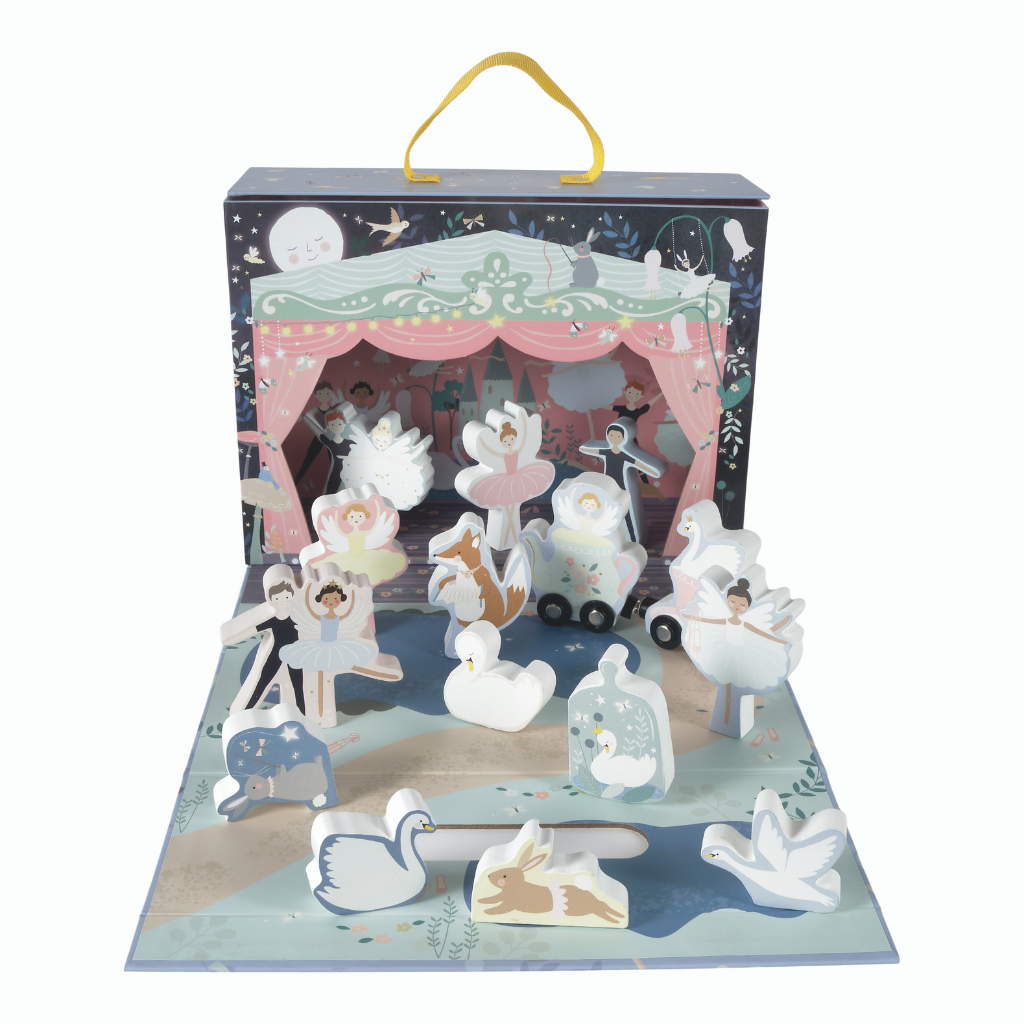 Enchanted Playbox with Wooden Pieces