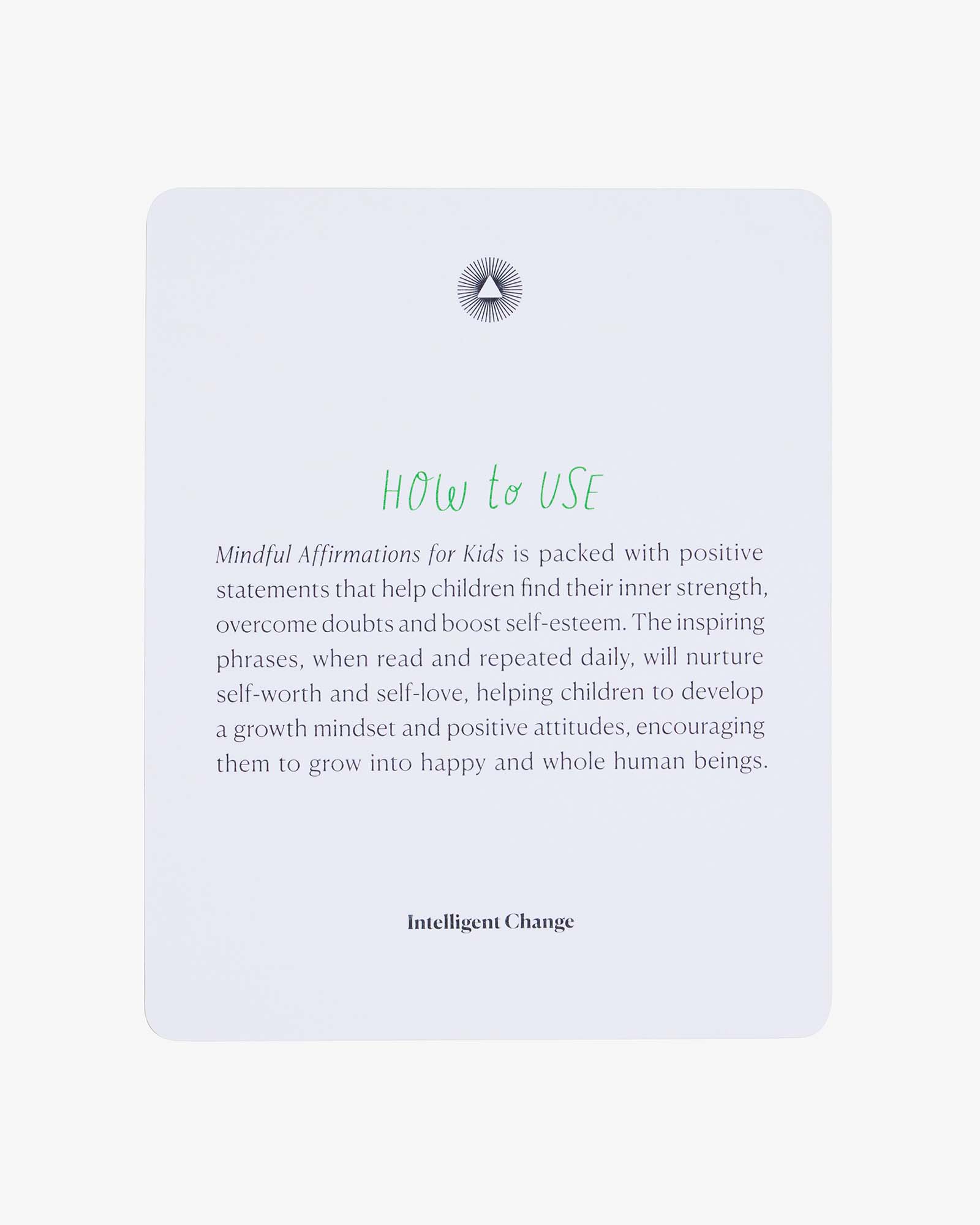 Mindful Affirmations For Kids - Kids