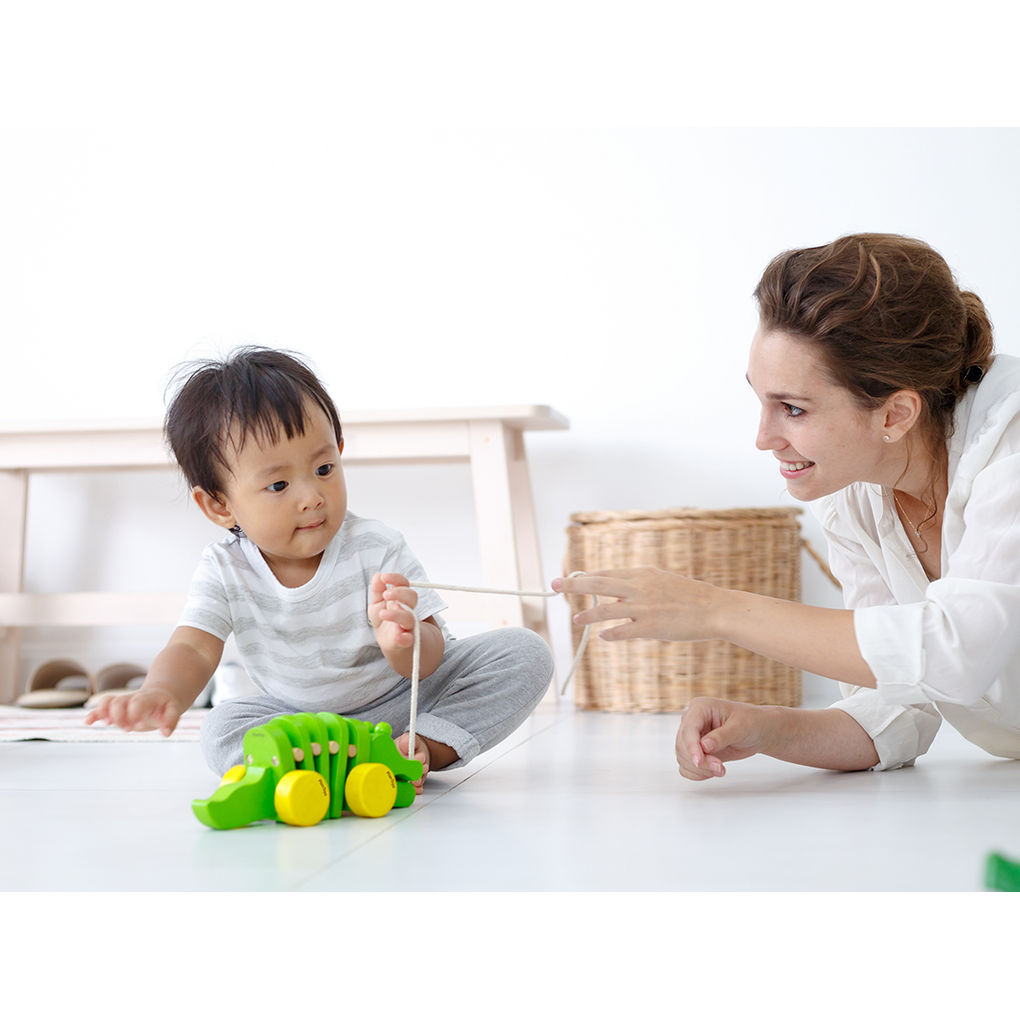 PlanToys Dancing Alligator Push & Pull