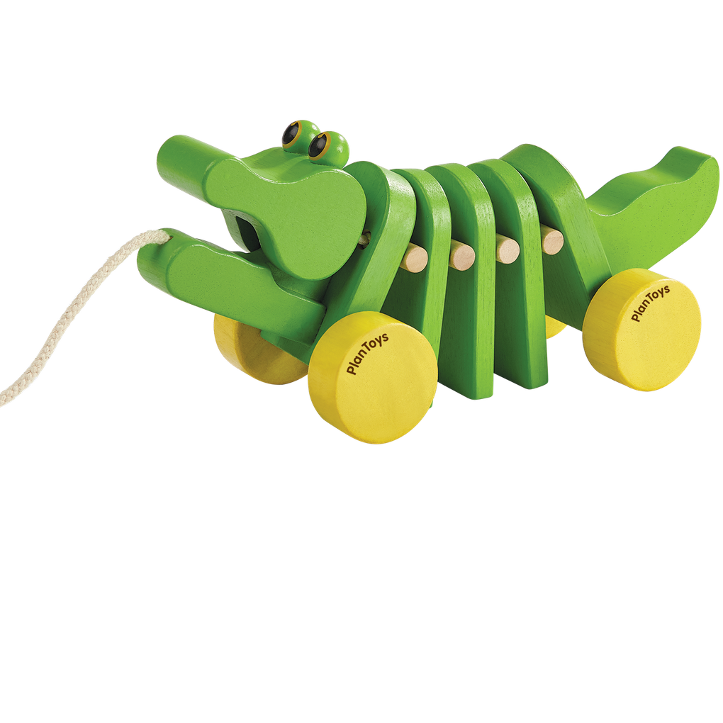 PlanToys Dancing Alligator Push & Pull