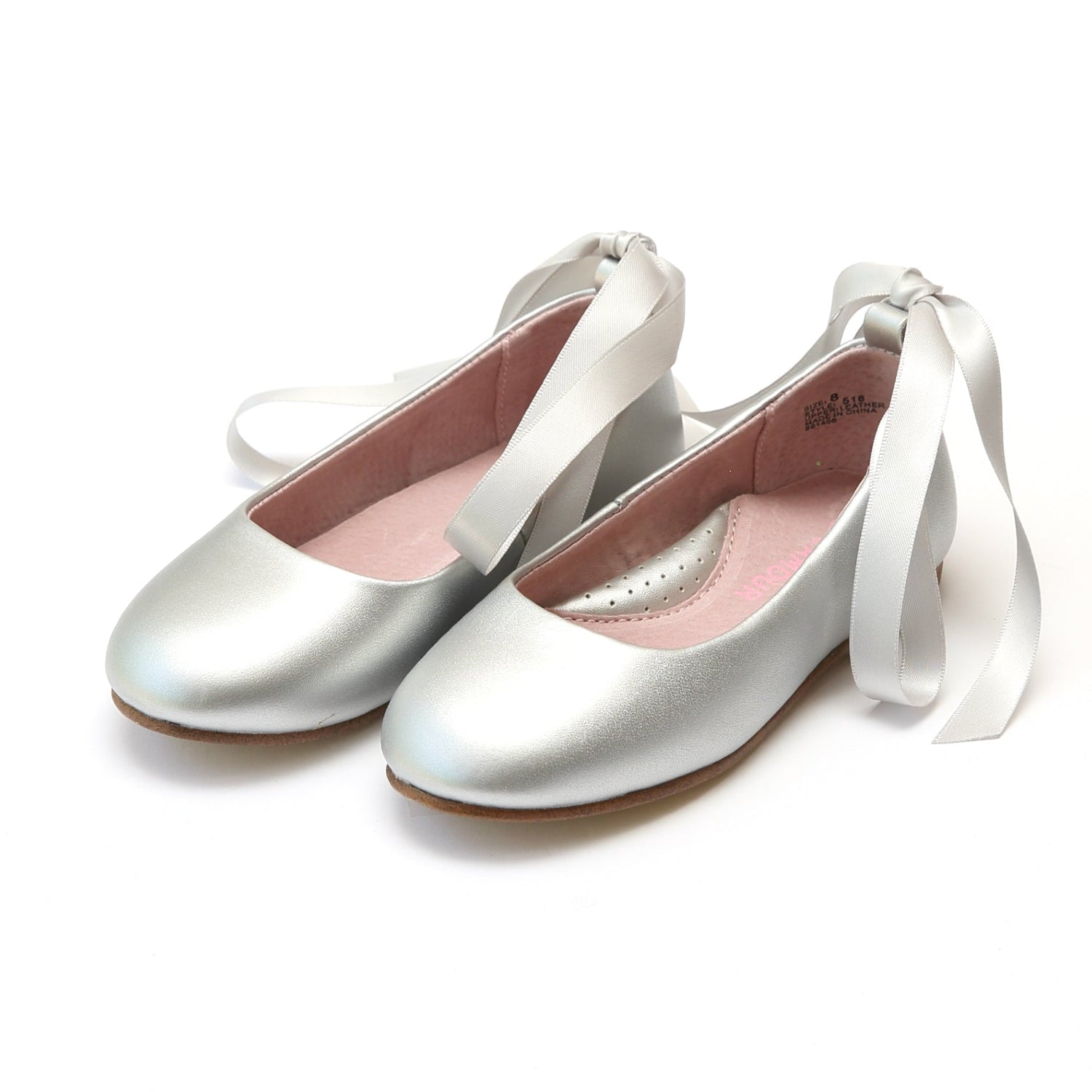 L'Amour Sylvie Laced Leather Flat Flats