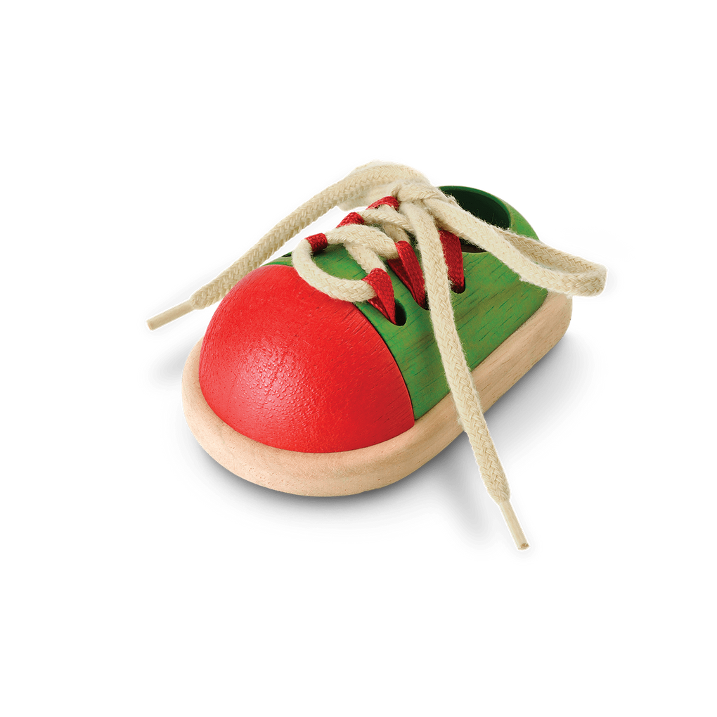 PlanToys Tie Up Shoe Dexterity Game