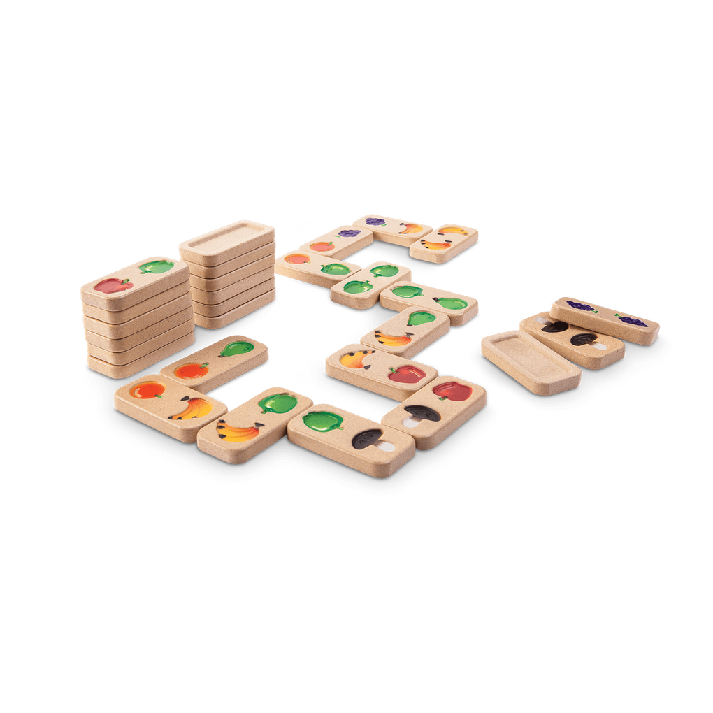 PlanToys Fruit & Veggie Domino (Gradient) Play Food