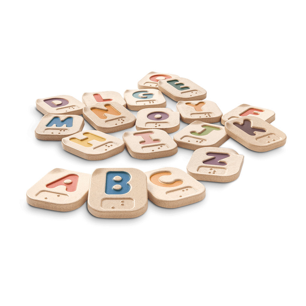 PlanToys Braille Alphabet A-Z Alphabet Toy