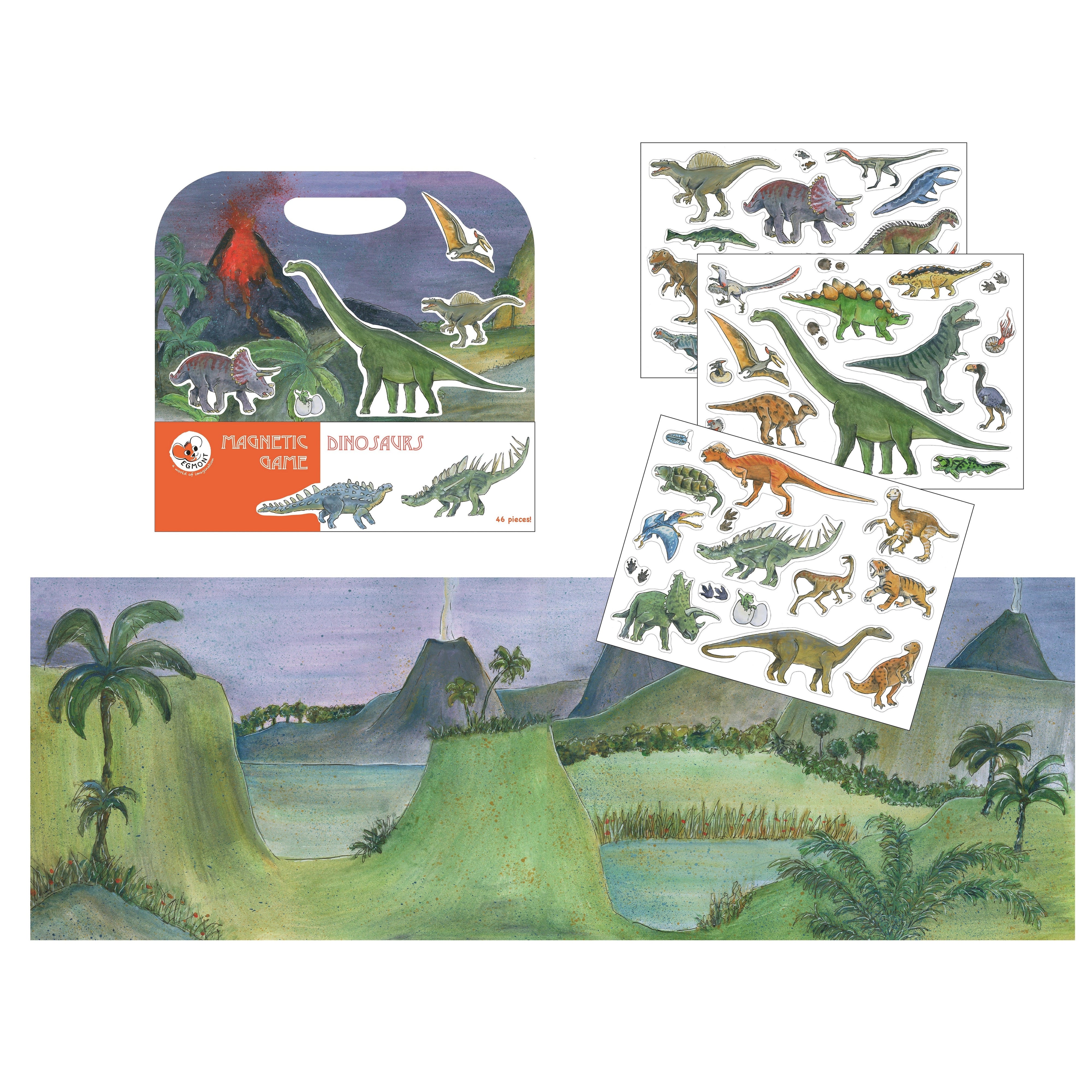 Egmont Magnetic Activity Game- Dinosaurs Activity Kits