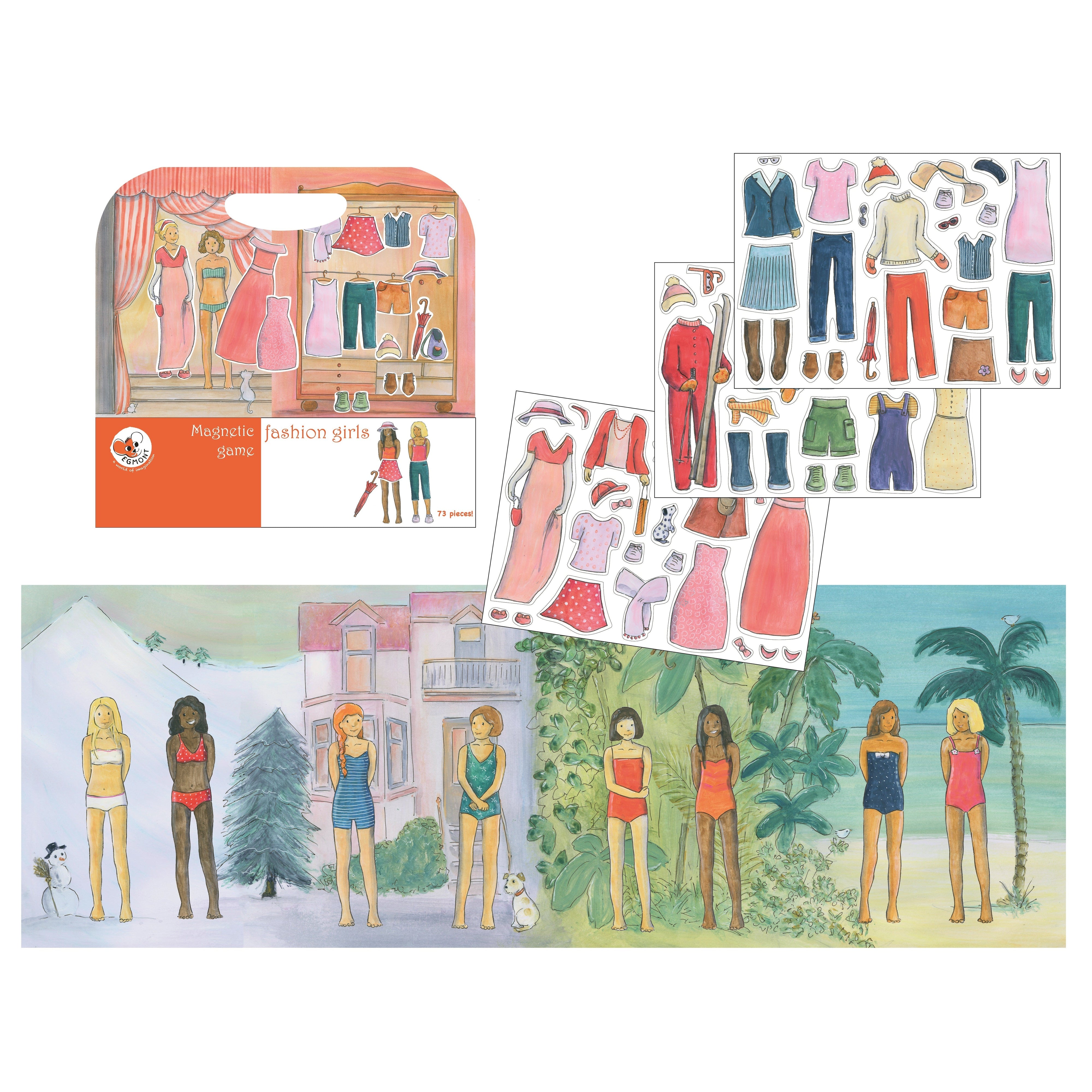 Egmont Magnetic Activity Game- Fashion Girls Activity Kits