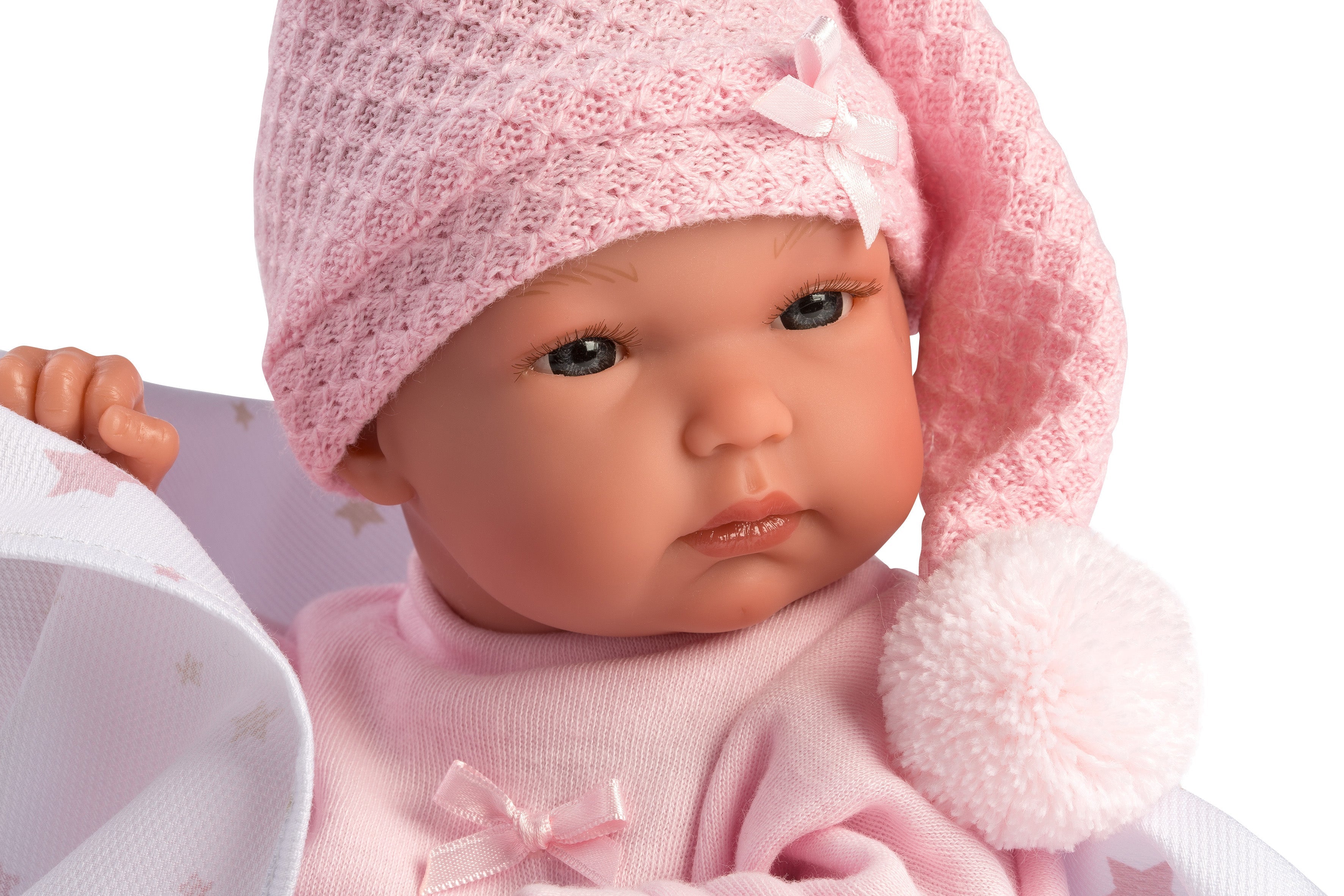 Llorens 13.8" Anatomically-correct Baby Doll Kaylee with Blanket and Stocking Cap Dolls