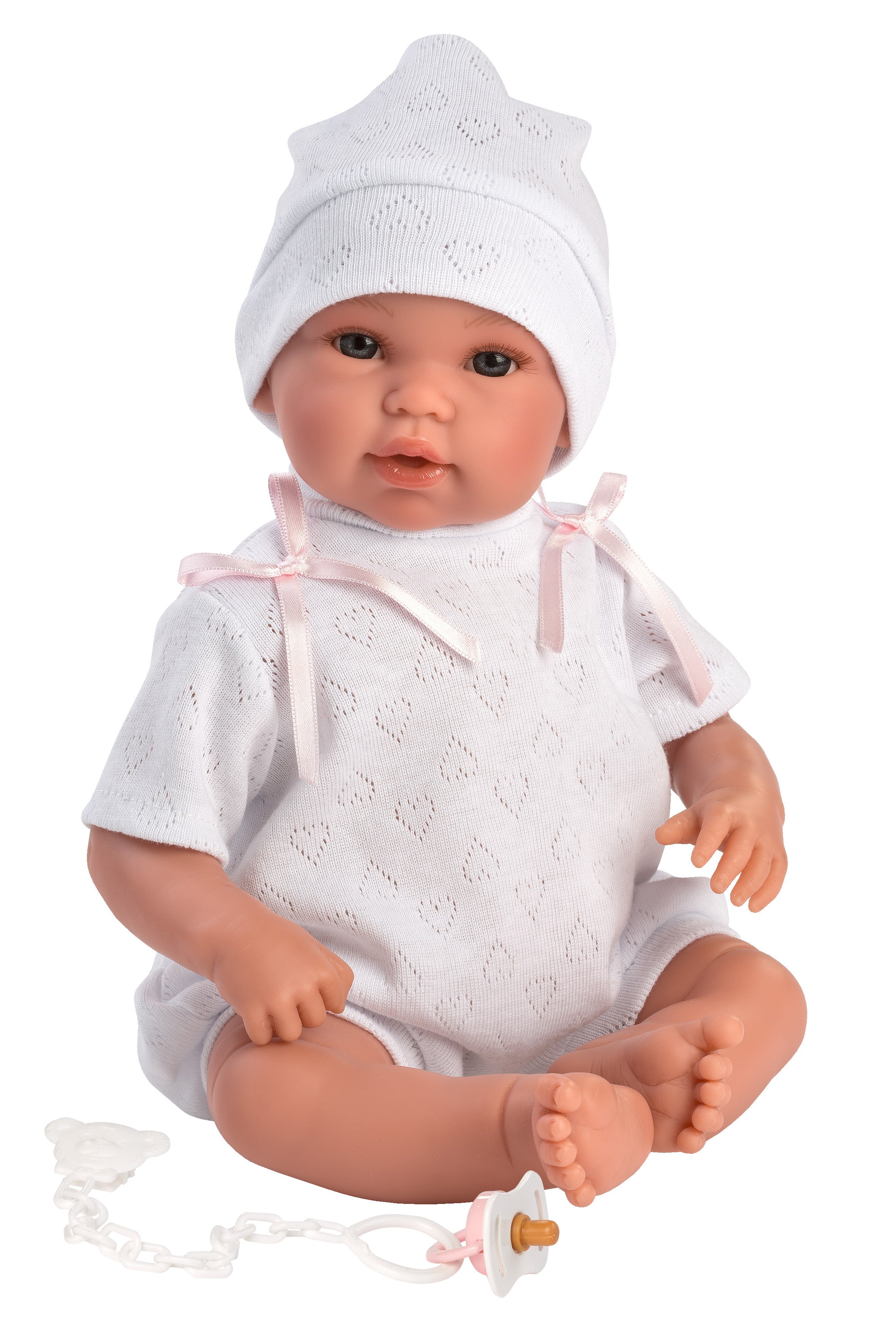 Llorens 14" Soft Body Newborn Doll Avery with Hooded Bunny Jacket Dolls