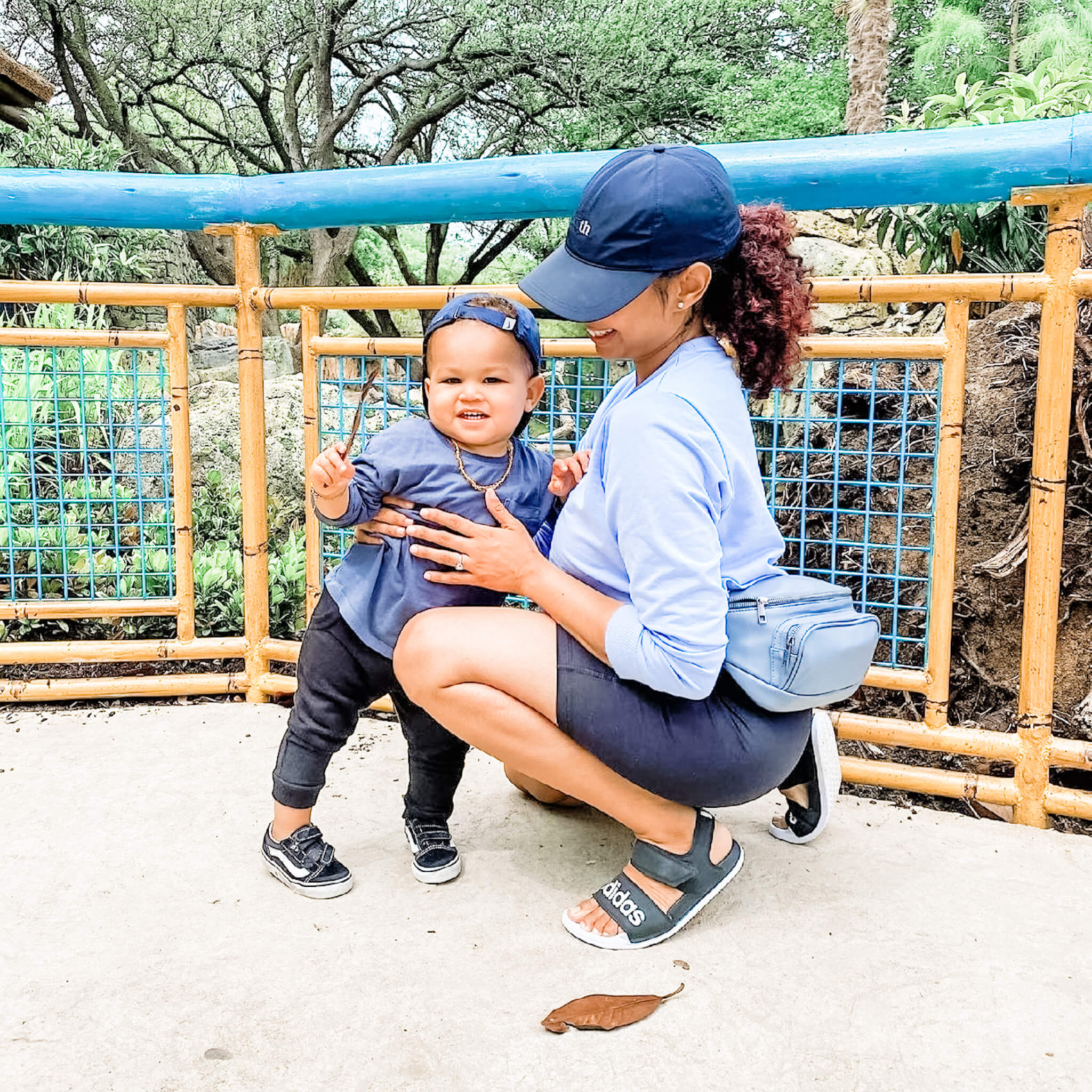 Kibou Vegan Leather Bag - Smoky Indigo