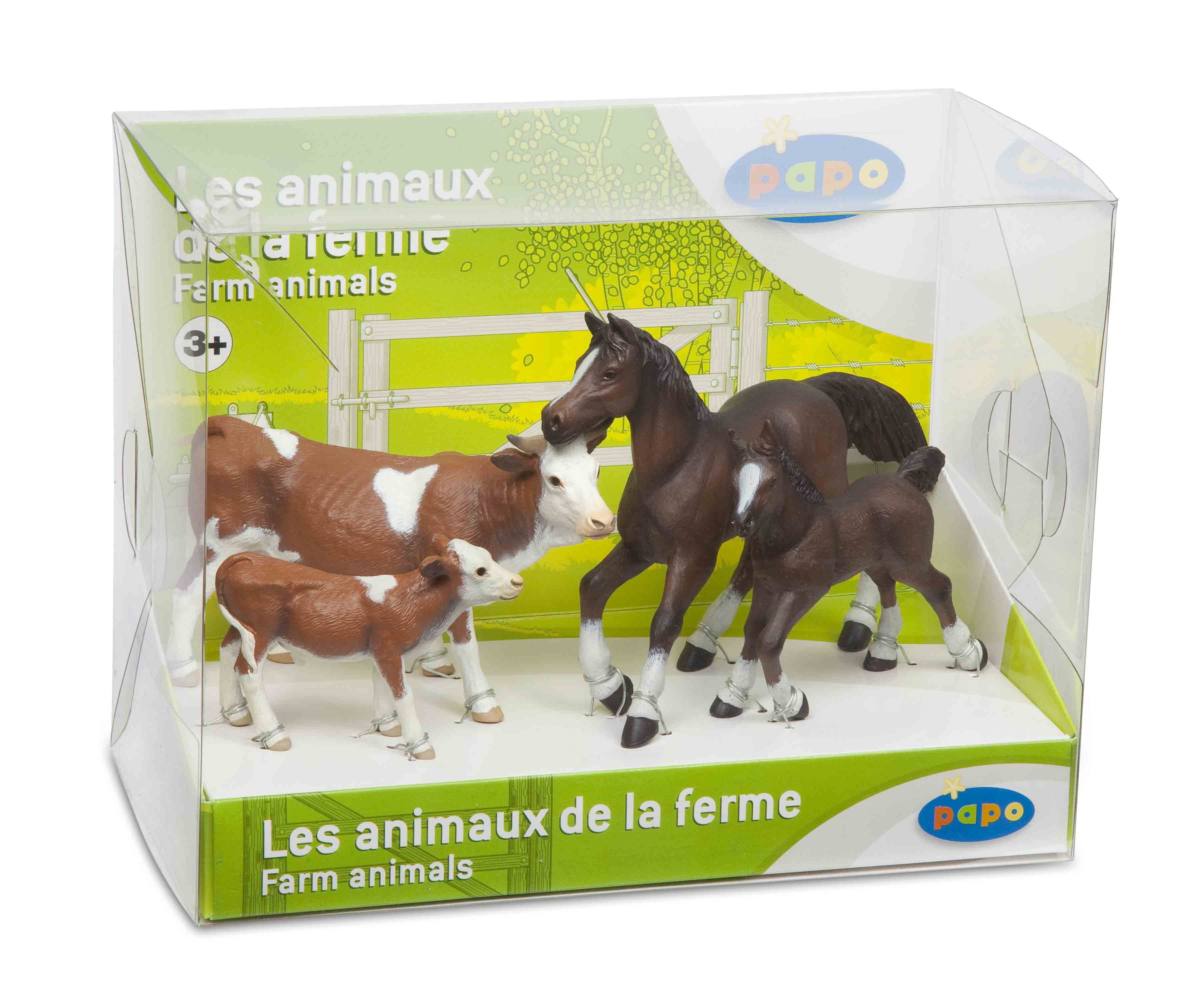 Papo France Display Box Farm Animals 2 (4 Fig.)