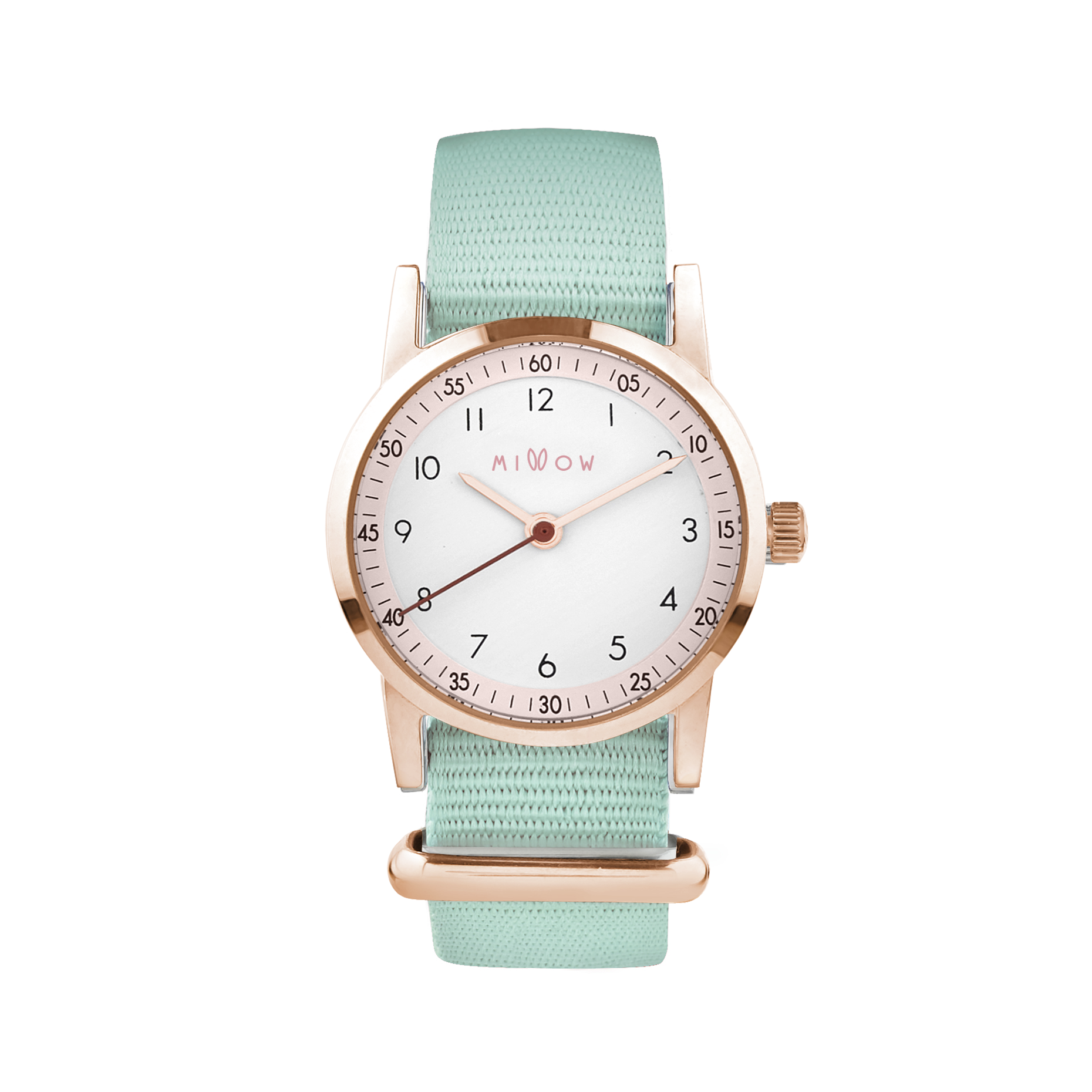 Millow Paris Millow Blossom Watch For Children - Watermint Green Strap Watche