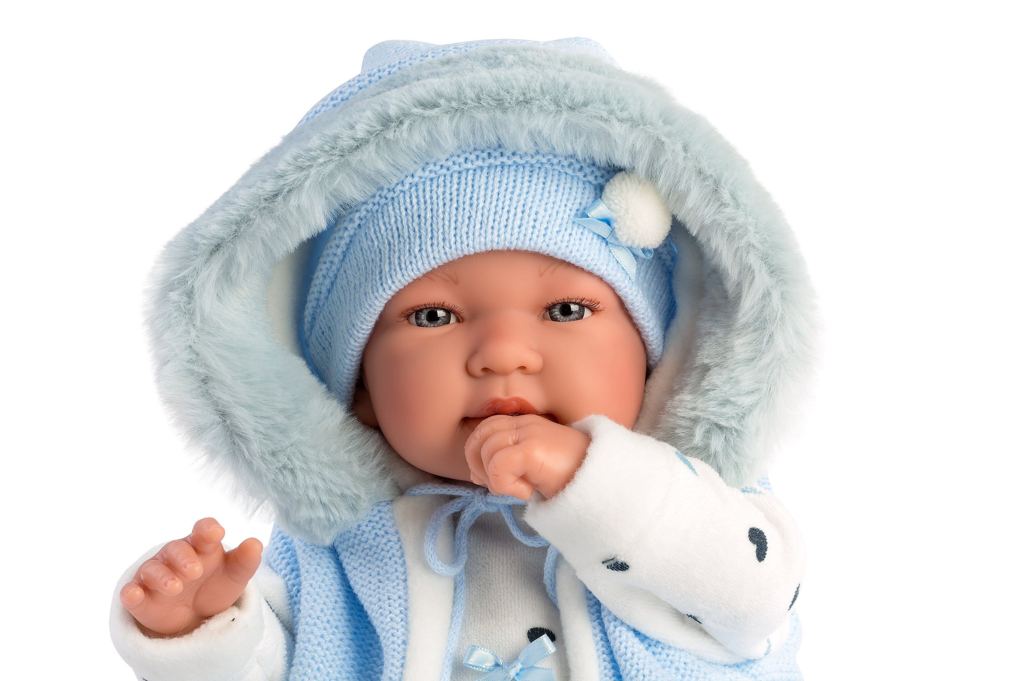 Llorens 17.3" Soft Body Crying Baby Doll Tino Dolls