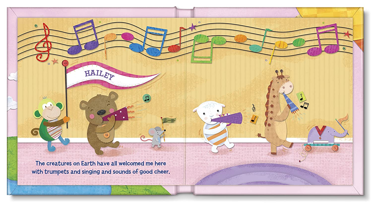 I See Me! Hello World! Personalized Book For Baby Girls