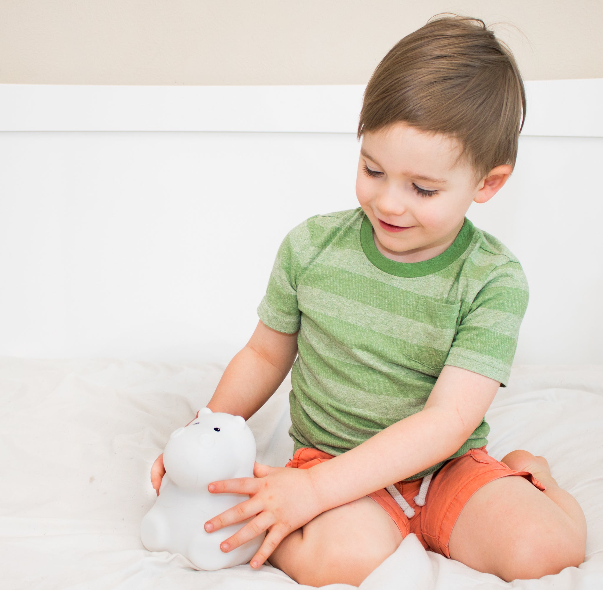 LumiPets® Hippo - Children's Nursery Touch Night Light