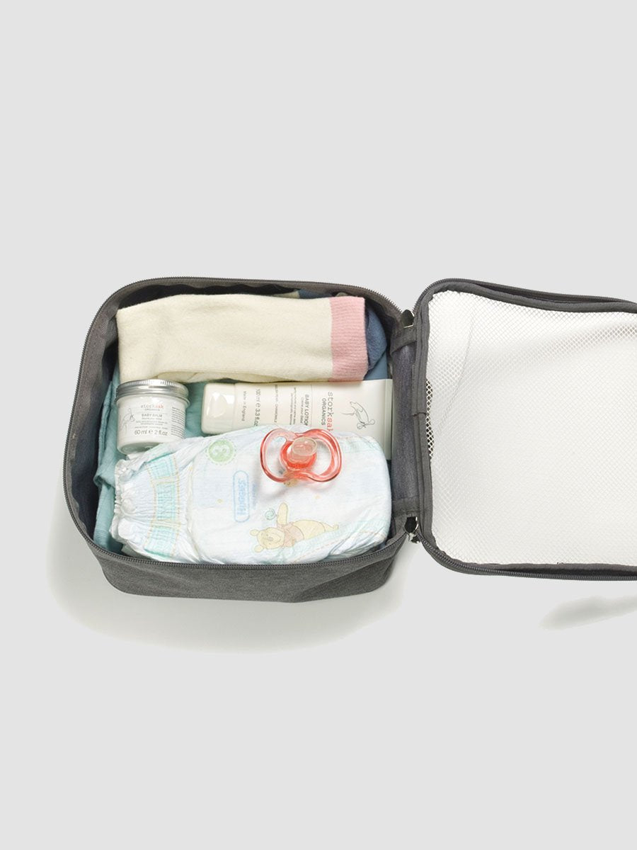 Storksak Eco Duffle Grey Duffle Bags