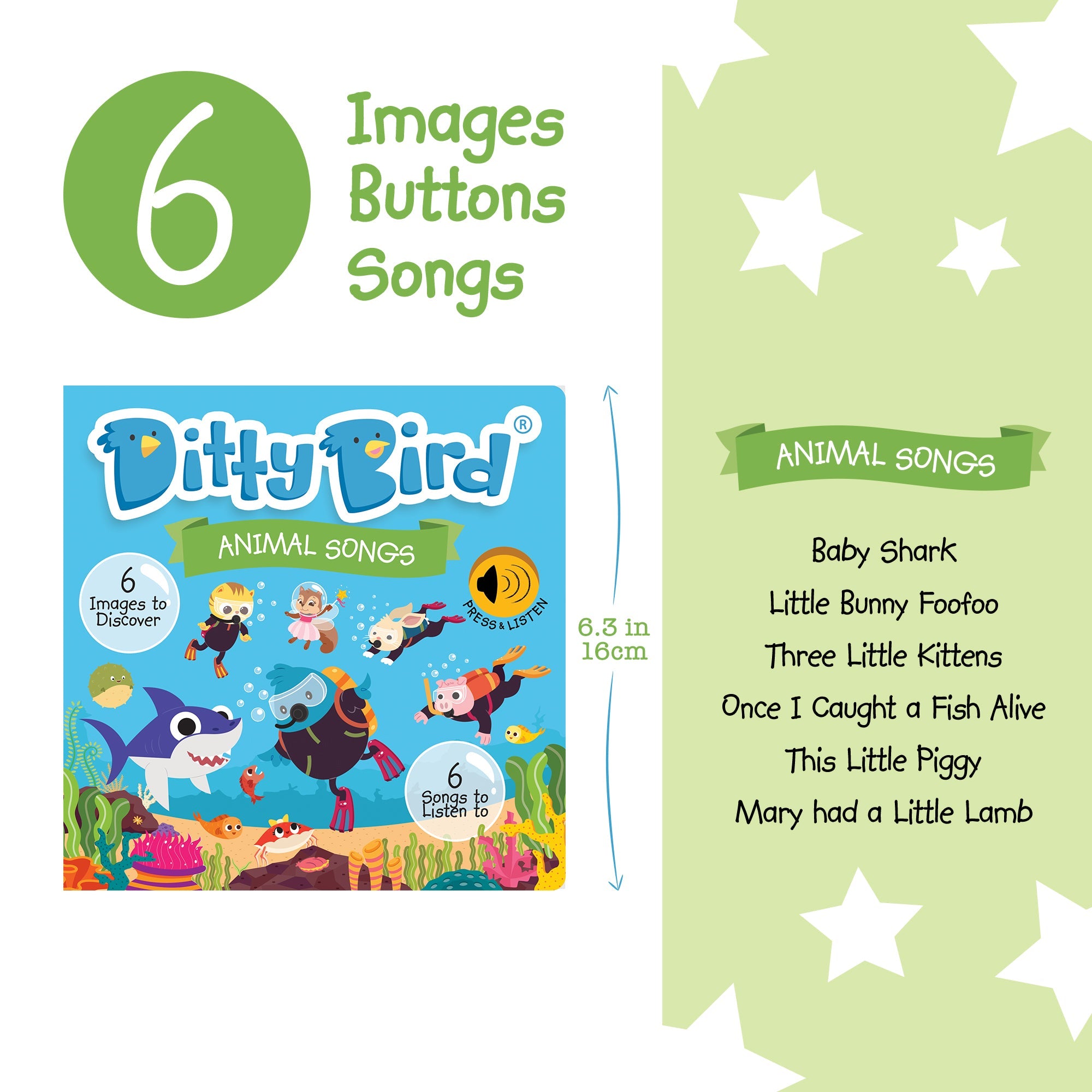 Ditty Bird Animal Songs Music Books